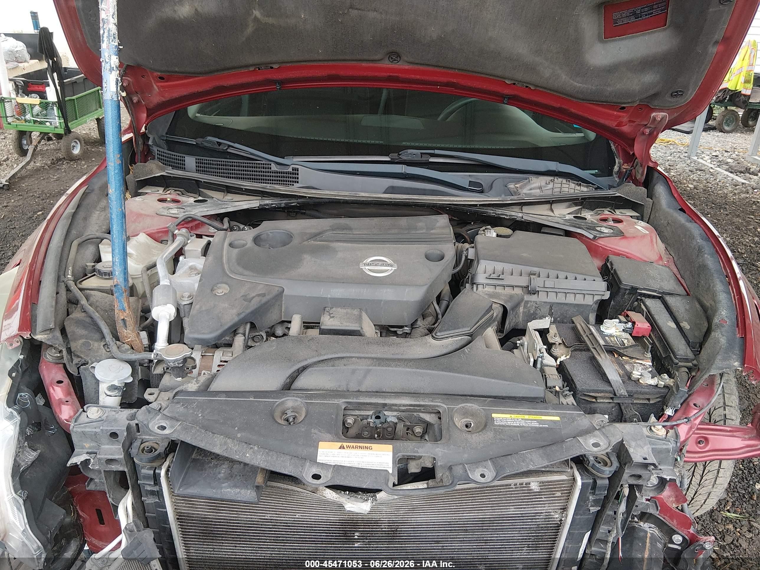 2015 Nissan Altima 2.5 S Red vin: 1N4AL3AP2FN340633