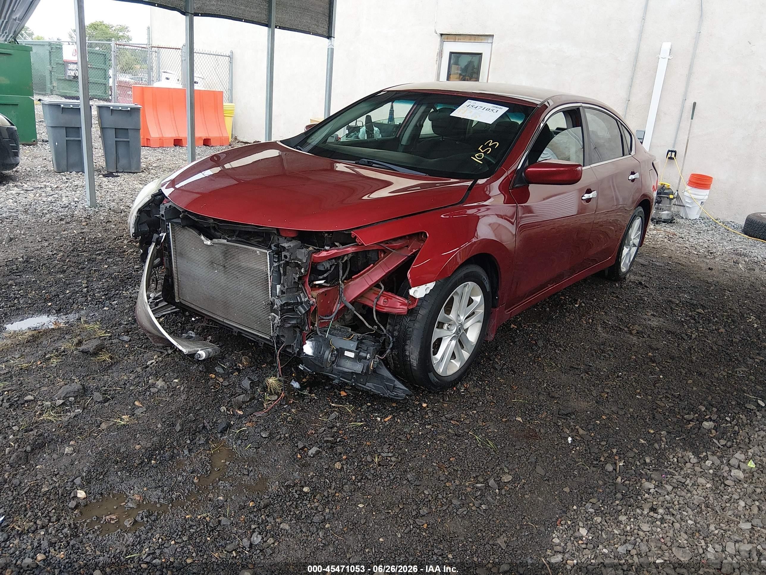 2015 Nissan Altima 2.5 S Red vin: 1N4AL3AP2FN340633