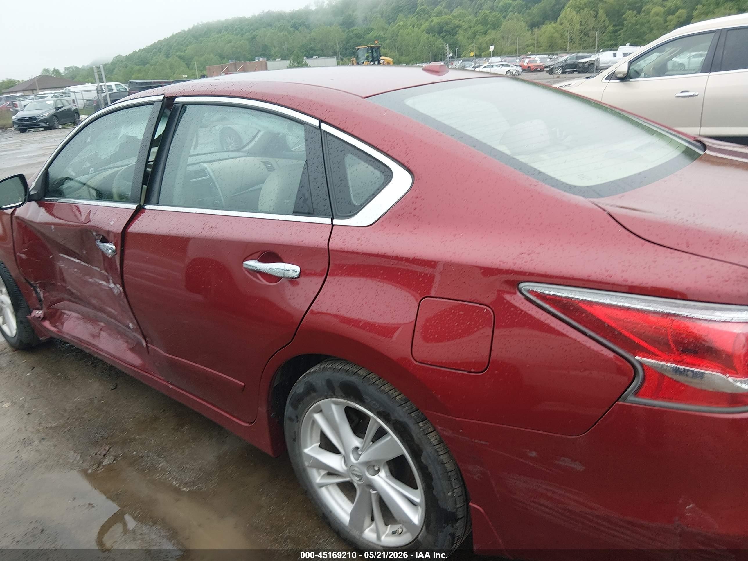2015 Nissan Altima 2.5 Sl Red vin: 1N4AL3AP2FN345122