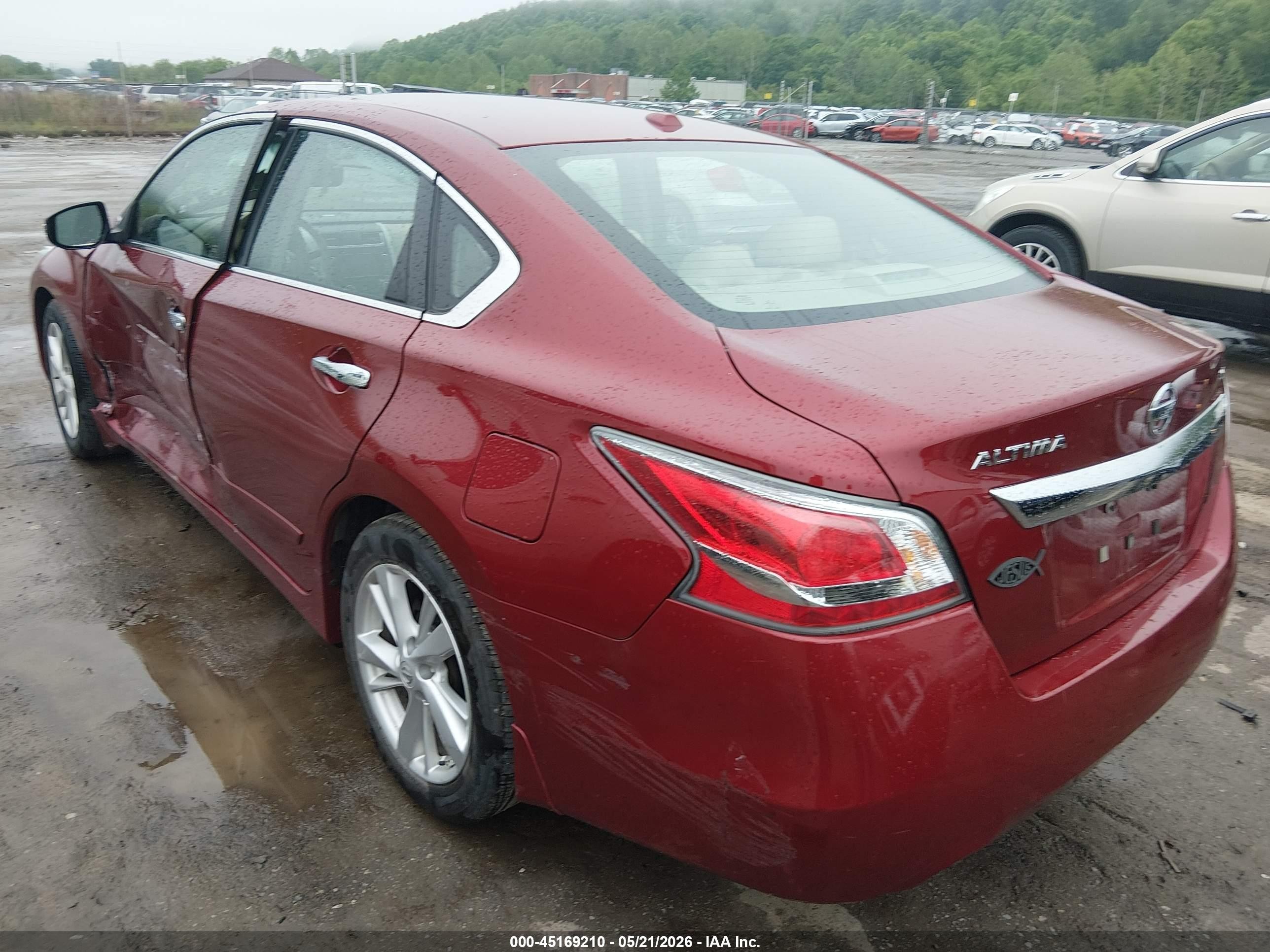 2015 Nissan Altima 2.5 Sl Red vin: 1N4AL3AP2FN345122