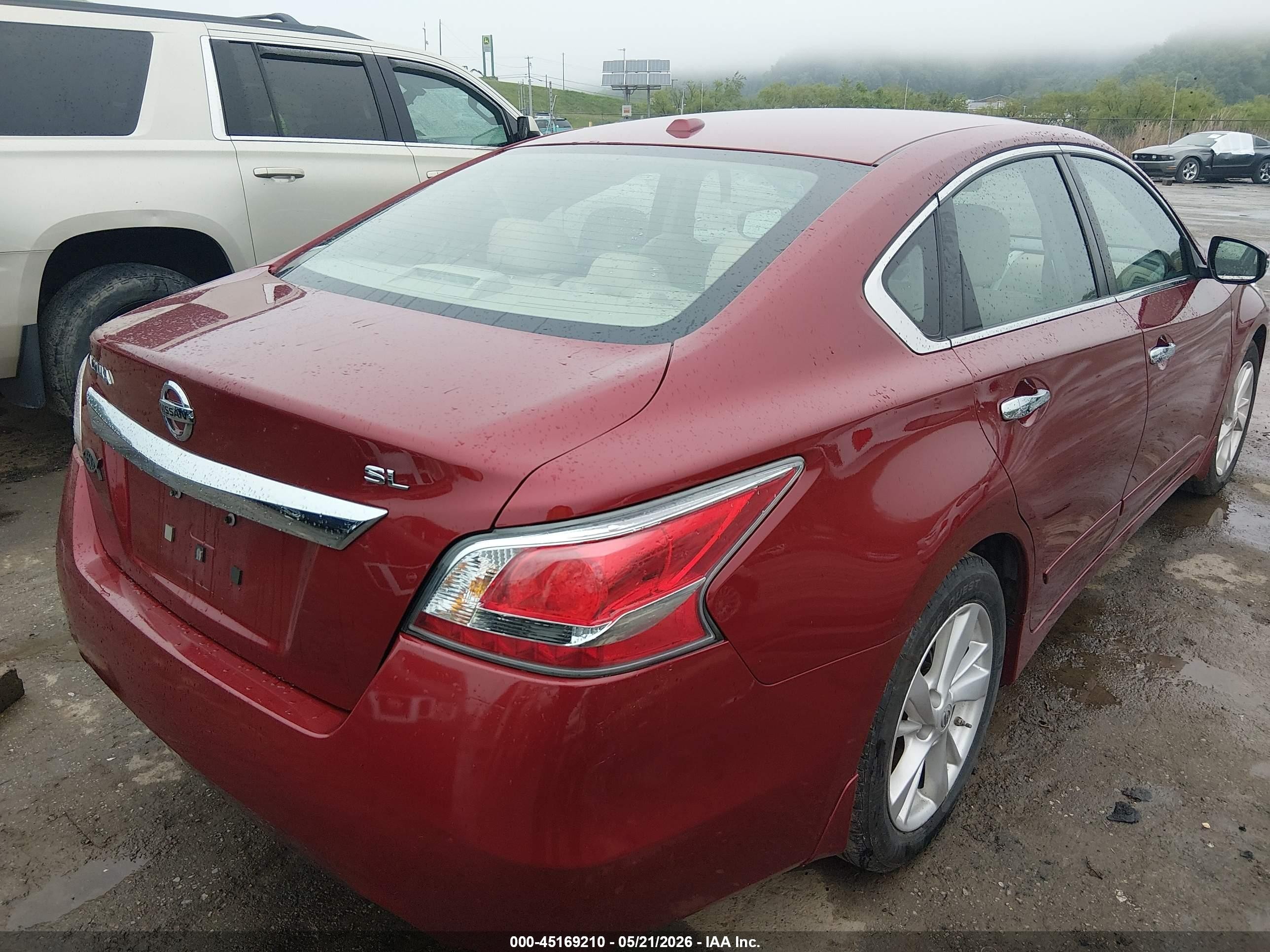 2015 Nissan Altima 2.5 Sl Red vin: 1N4AL3AP2FN345122