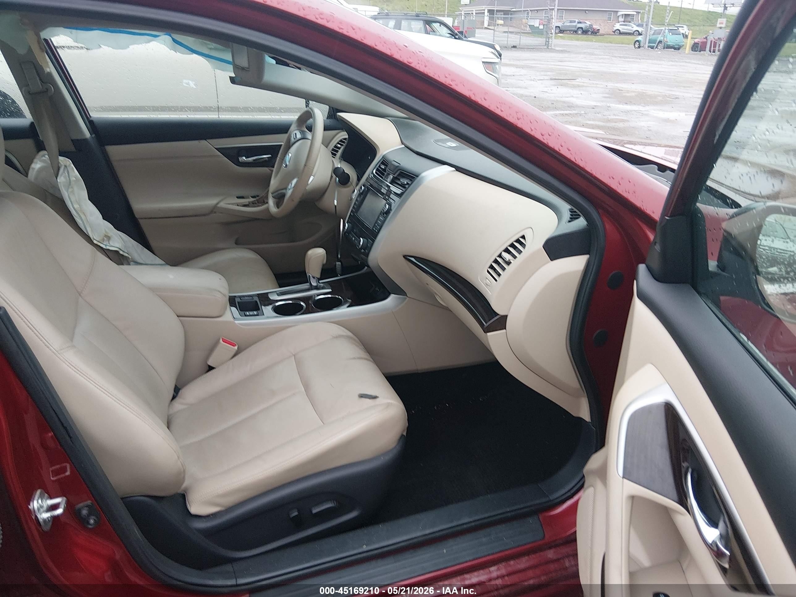 2015 Nissan Altima 2.5 Sl Red vin: 1N4AL3AP2FN345122