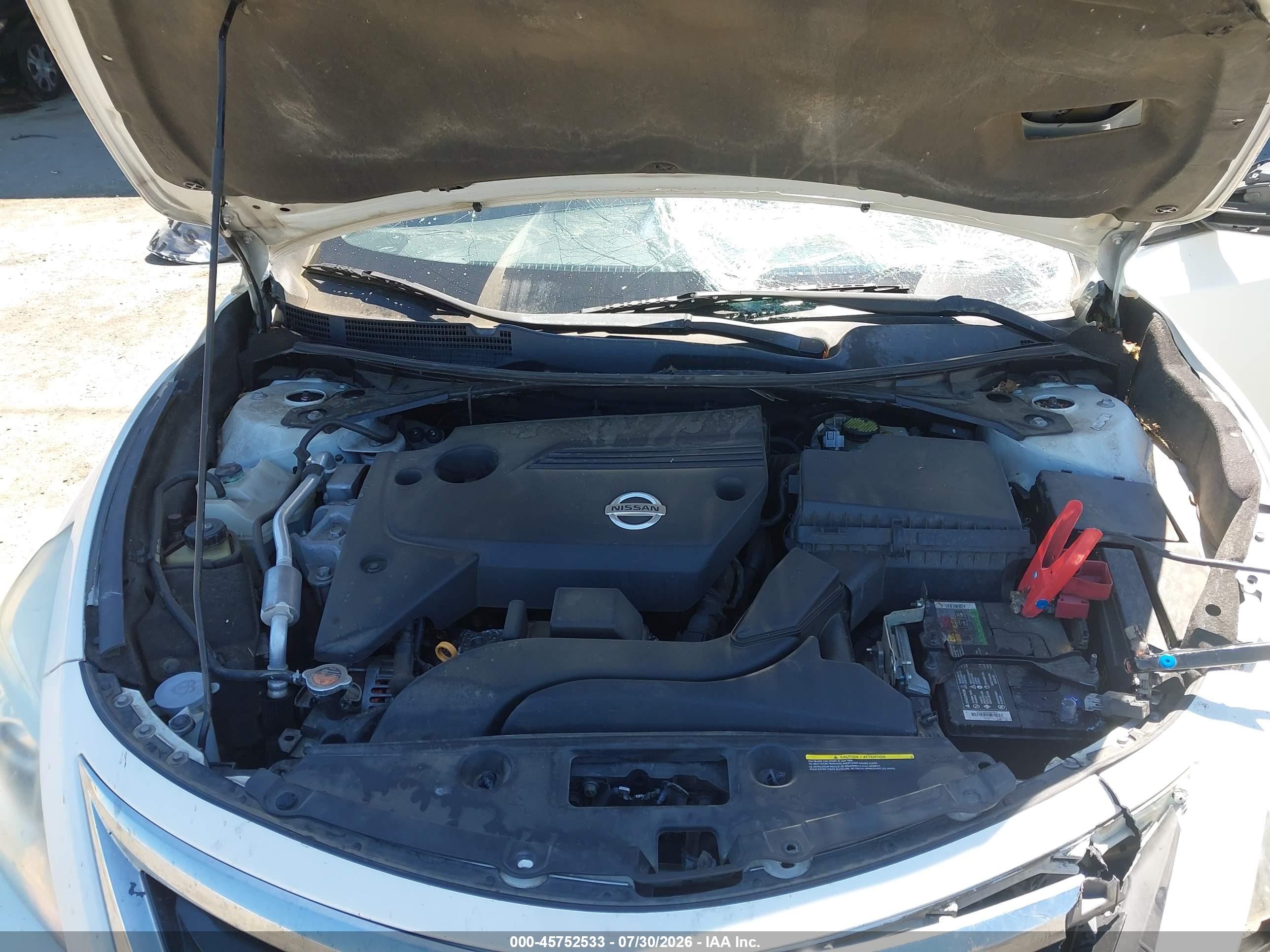 2015 Nissan Altima 2.5 S White vin: 1N4AL3AP2FN347534