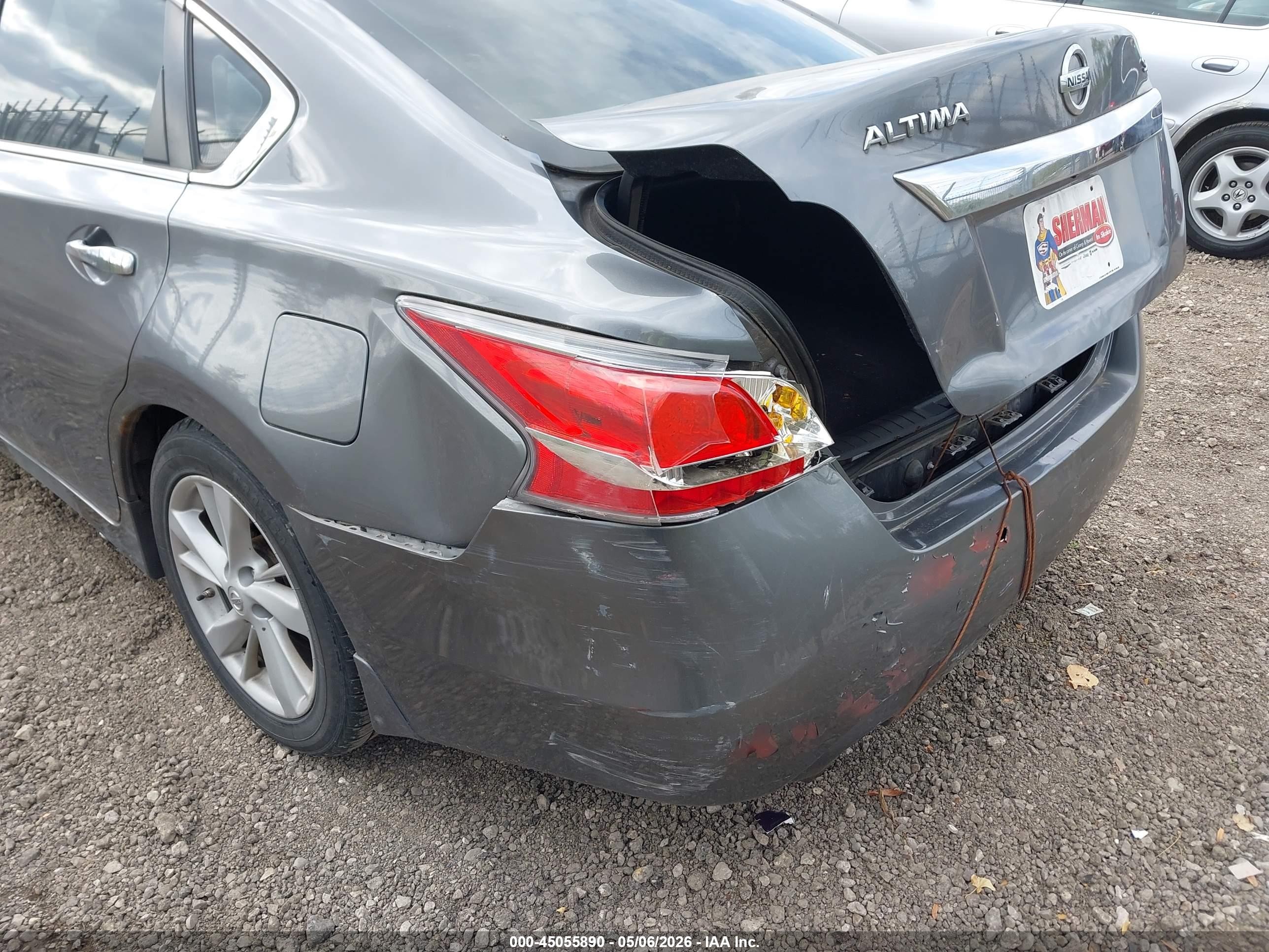 2015 Nissan Altima 2.5 Sl Серый vin: 1N4AL3AP2FN354399