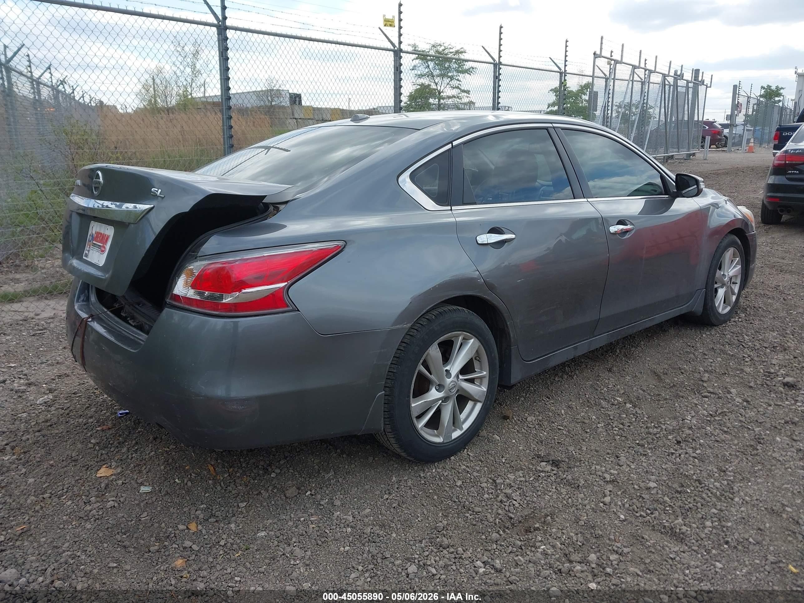 2015 Nissan Altima 2.5 Sl Серый vin: 1N4AL3AP2FN354399