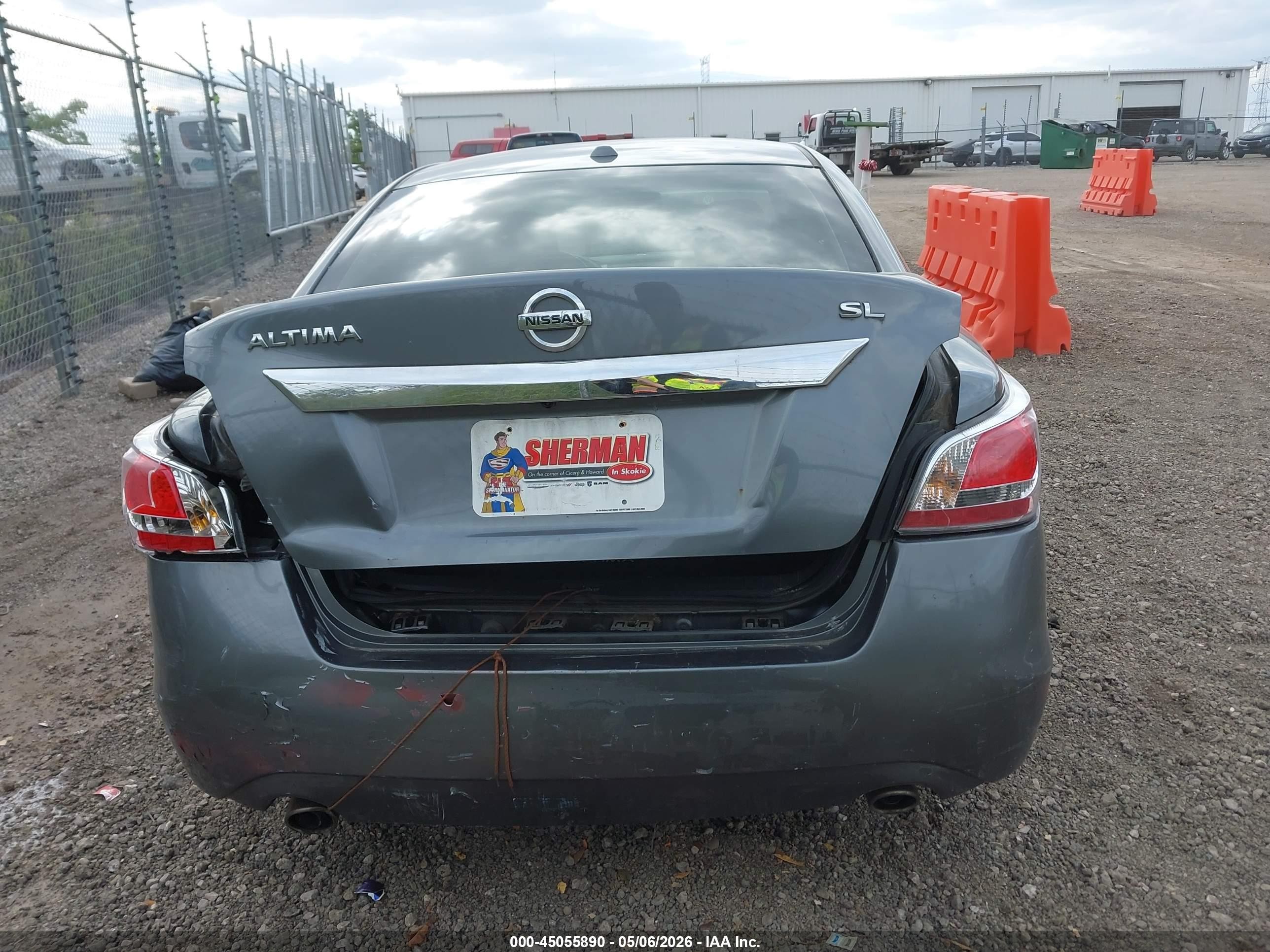 2015 Nissan Altima 2.5 Sl Серый vin: 1N4AL3AP2FN354399