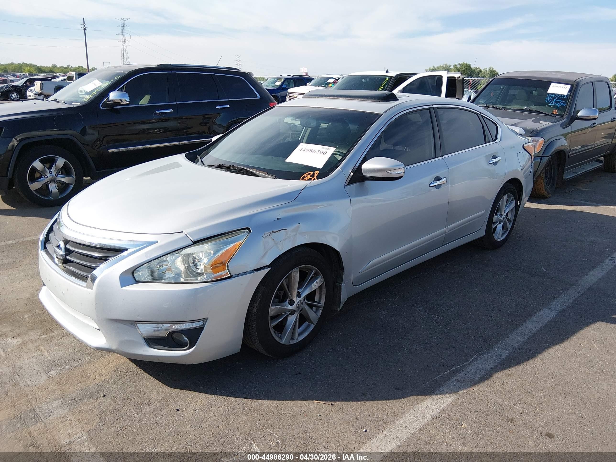 2015 Nissan Altima 2.5 Sl Silver vin: 1N4AL3AP2FN355097