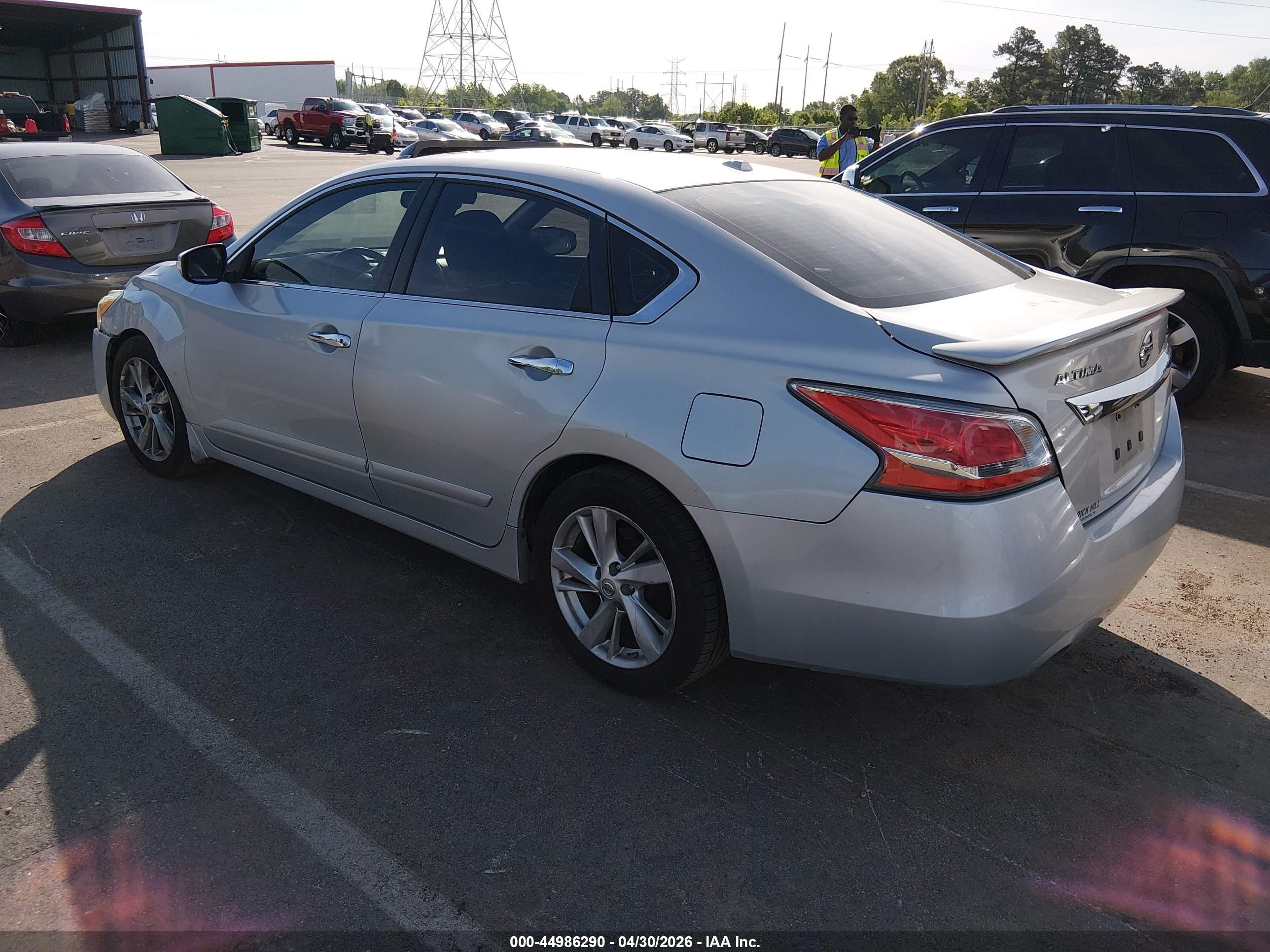 2015 Nissan Altima 2.5 Sl Silver vin: 1N4AL3AP2FN355097