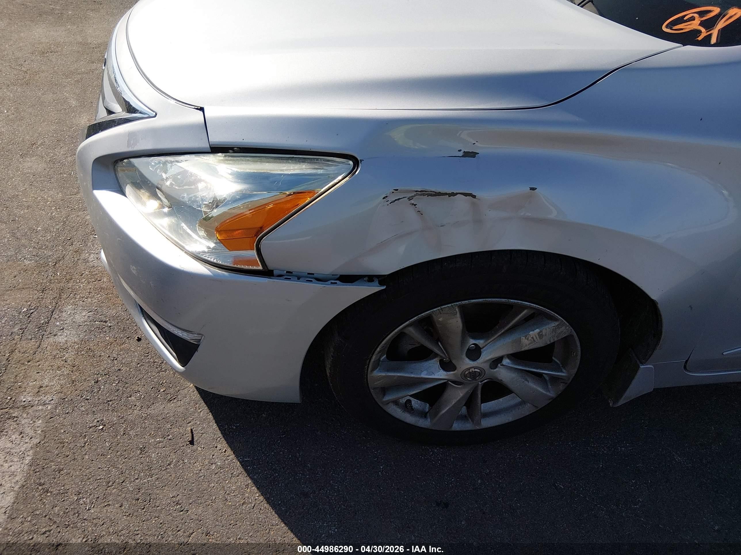 2015 Nissan Altima 2.5 Sl Silver vin: 1N4AL3AP2FN355097