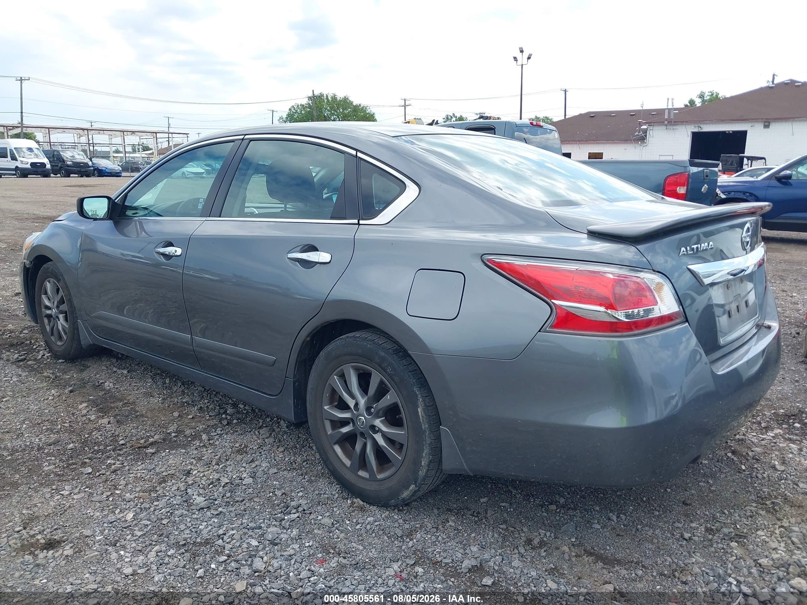 2015 Nissan Altima 2.5 S Серый vin: 1N4AL3AP2FN373096