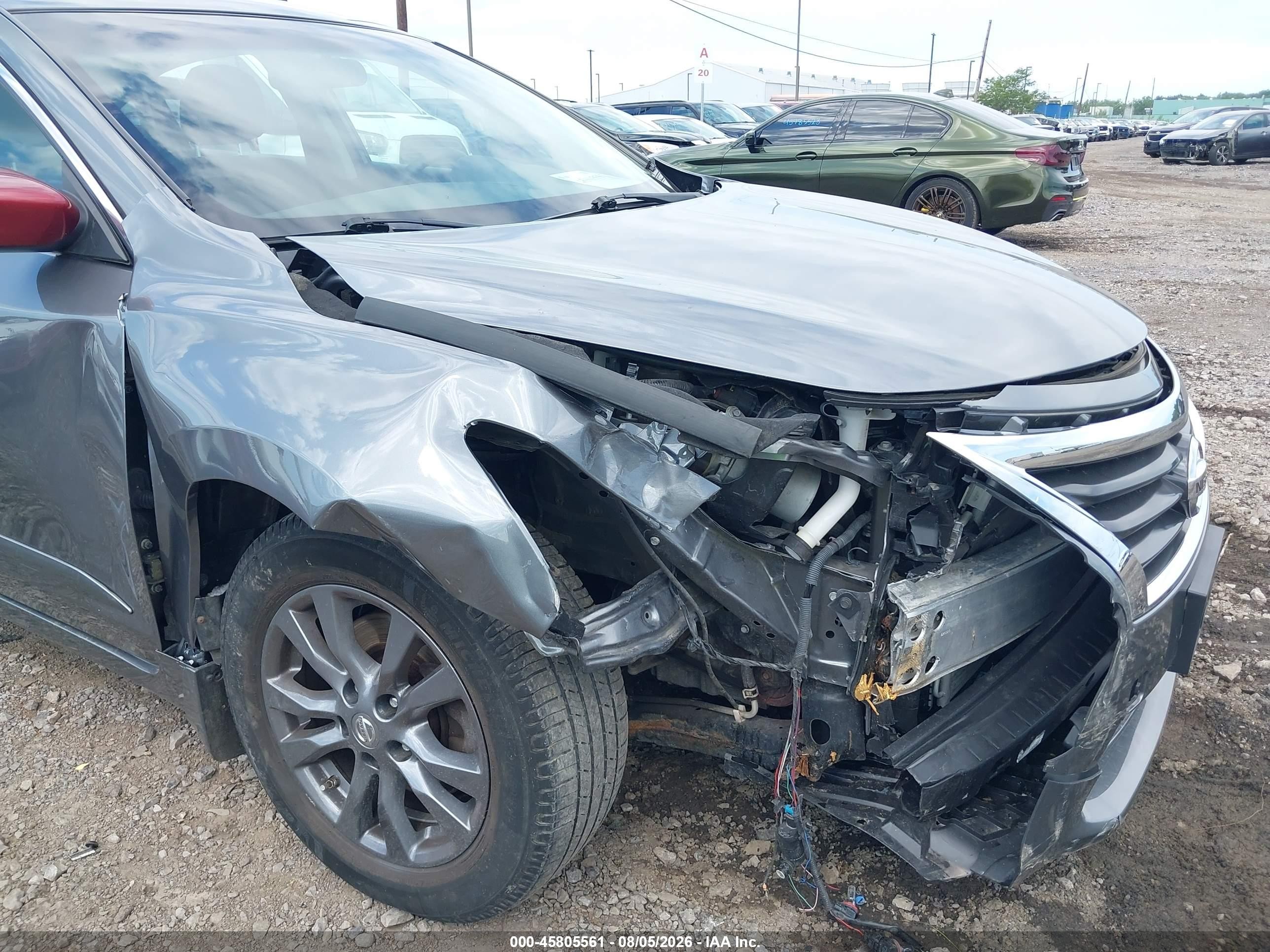 2015 Nissan Altima 2.5 S Серый vin: 1N4AL3AP2FN373096
