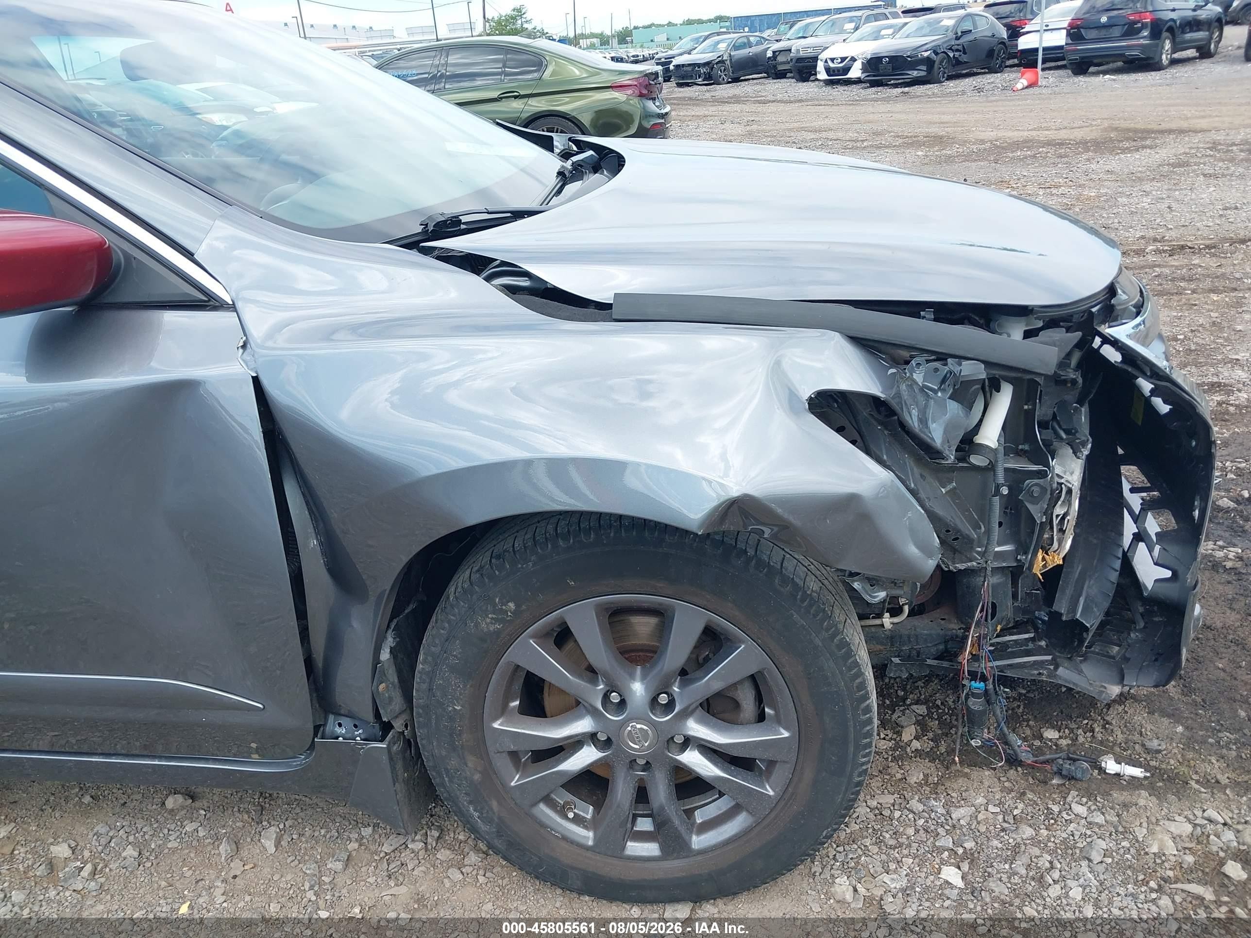 2015 Nissan Altima 2.5 S Серый vin: 1N4AL3AP2FN373096