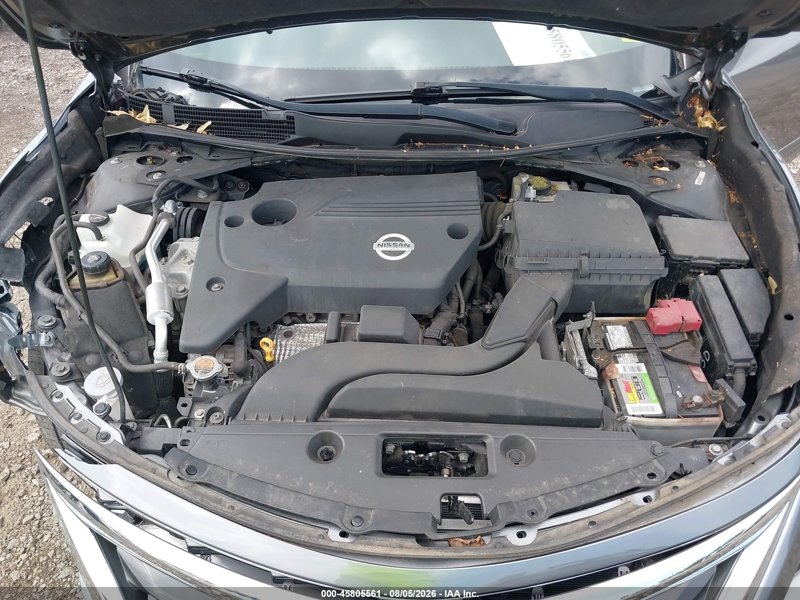 2015 Nissan Altima 2.5 S Серый vin: 1N4AL3AP2FN373096