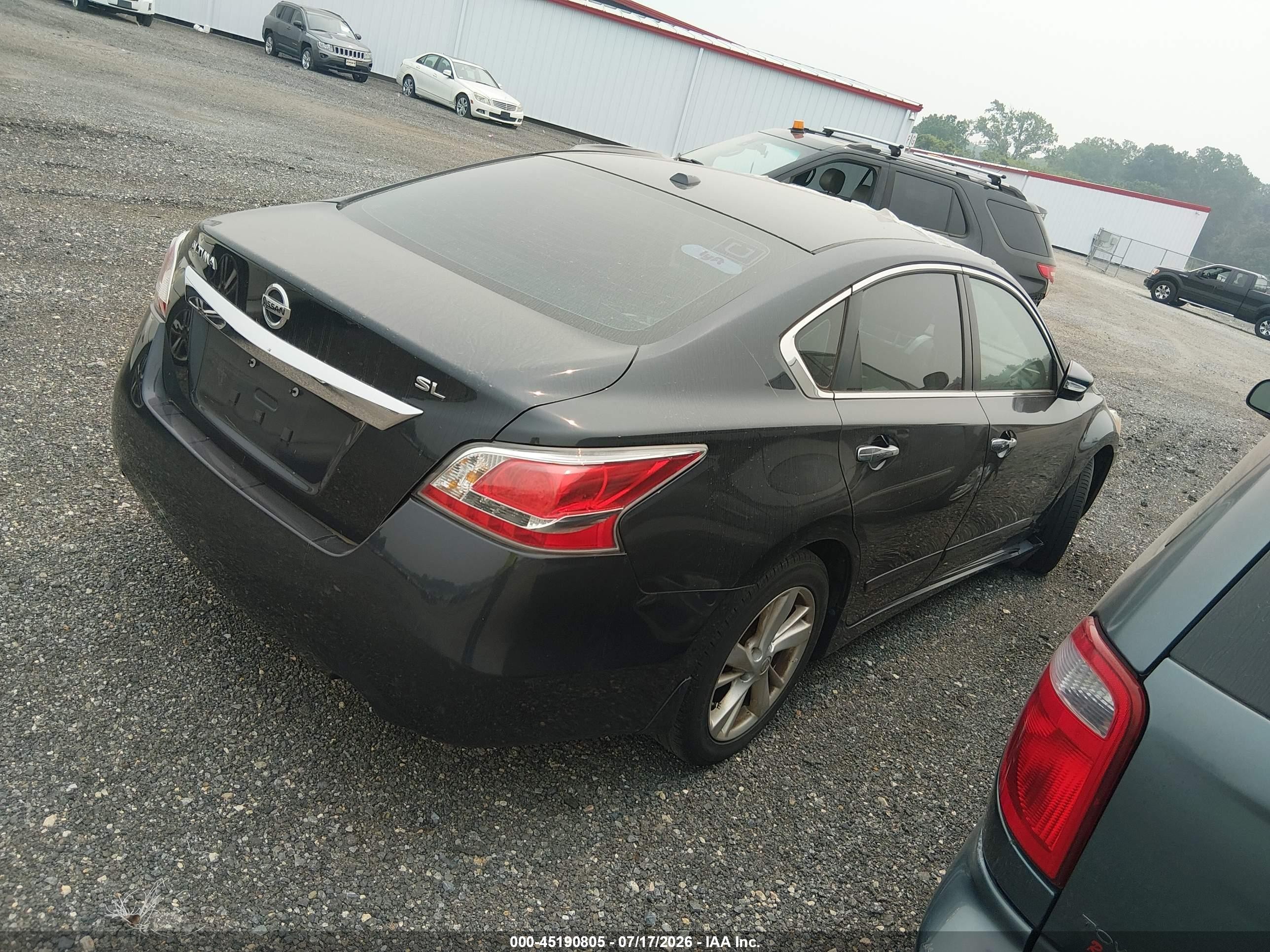 2015 Nissan Altima 2.5 Sl Blue vin: 1N4AL3AP2FN401835