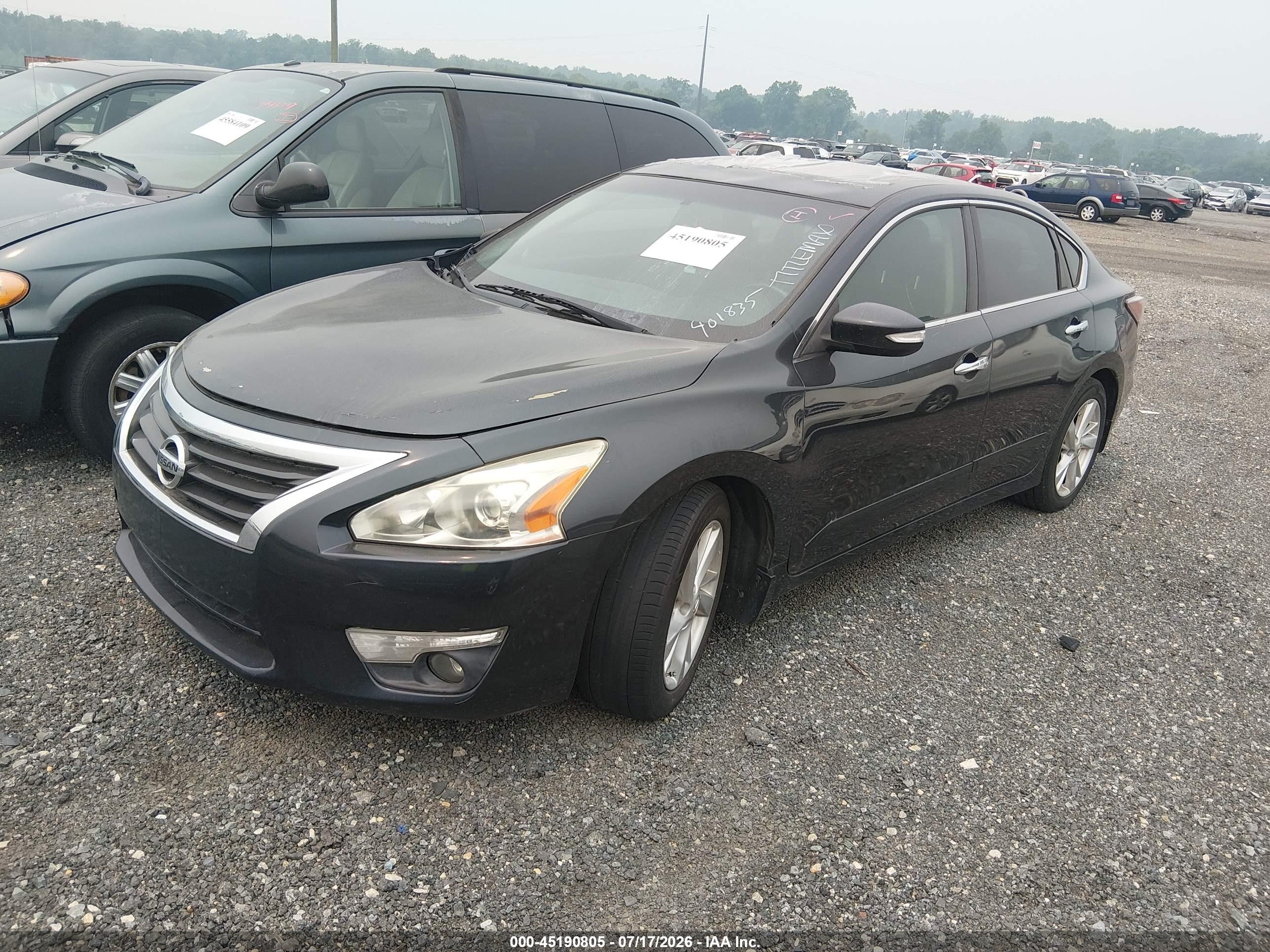 2015 Nissan Altima 2.5 Sl Blue vin: 1N4AL3AP2FN401835