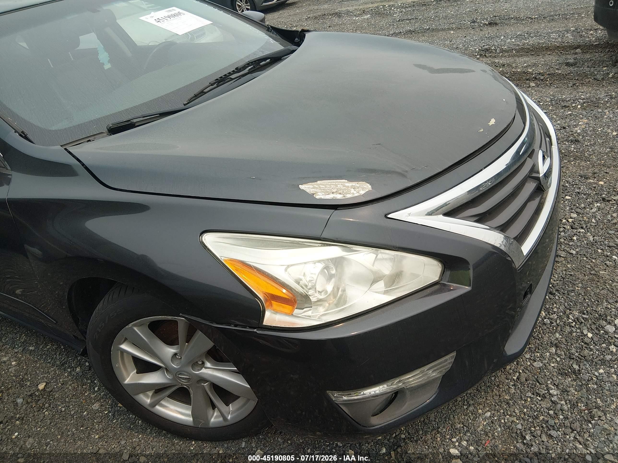 2015 Nissan Altima 2.5 Sl Blue vin: 1N4AL3AP2FN401835