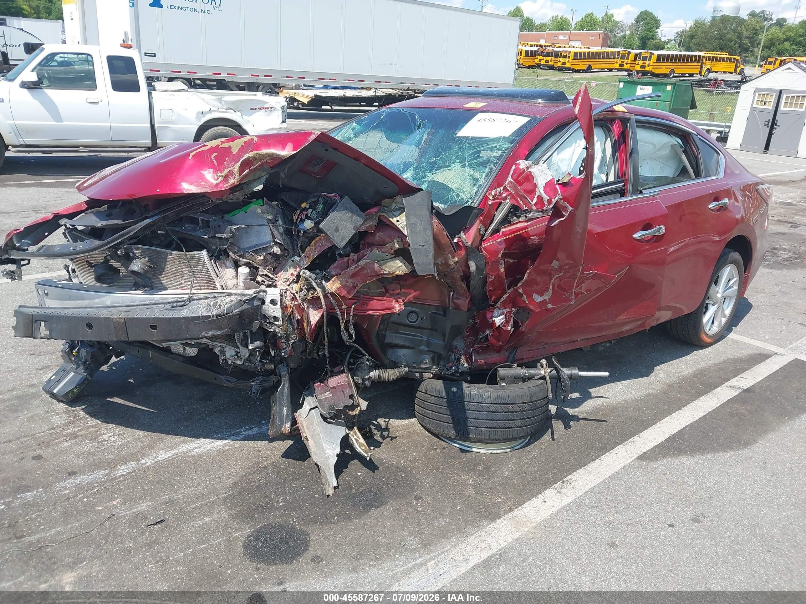 2015 Nissan Altima 2.5 Sl Red vin: 1N4AL3AP2FN404072