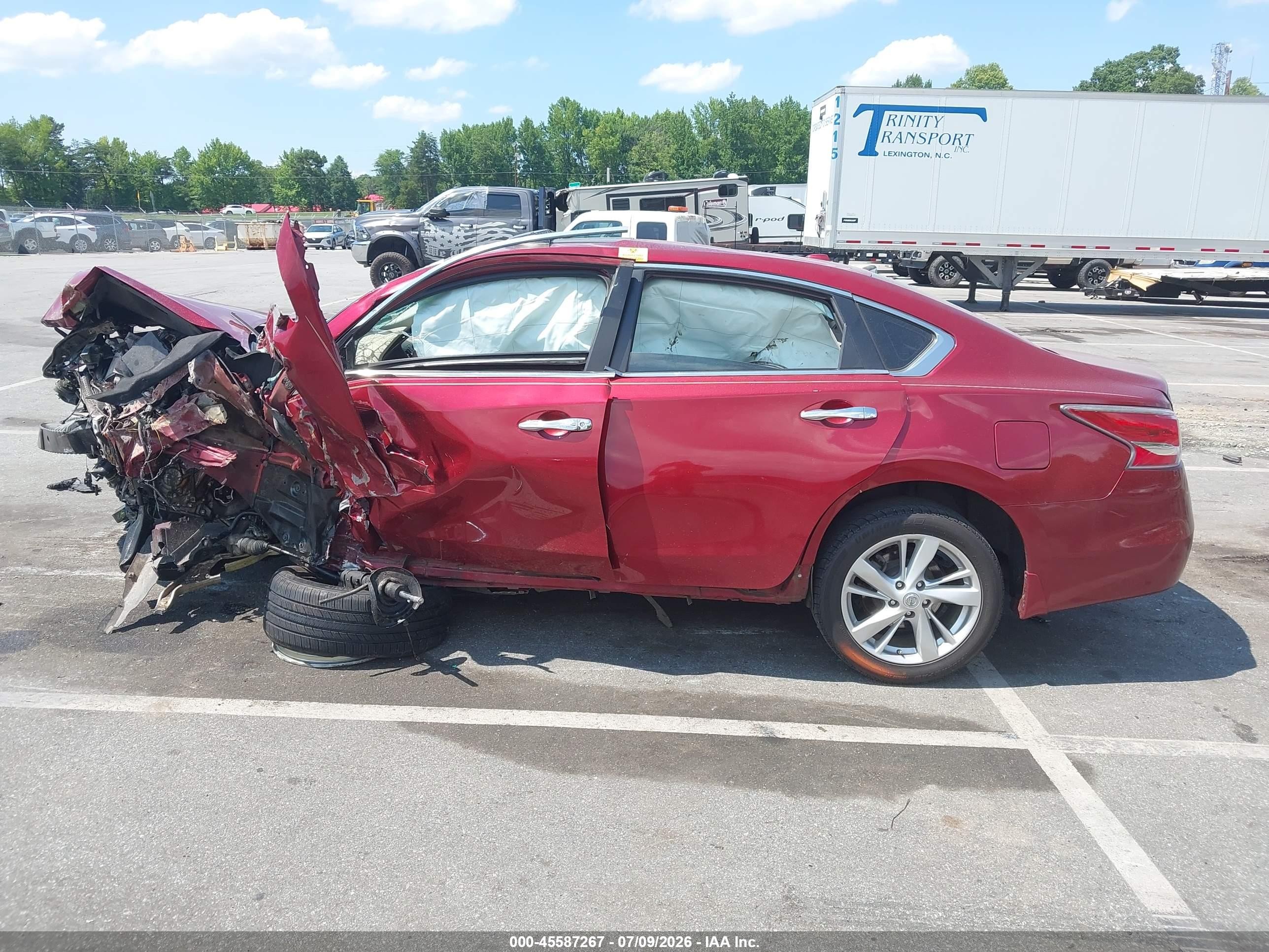 2015 Nissan Altima 2.5 Sl Red vin: 1N4AL3AP2FN404072