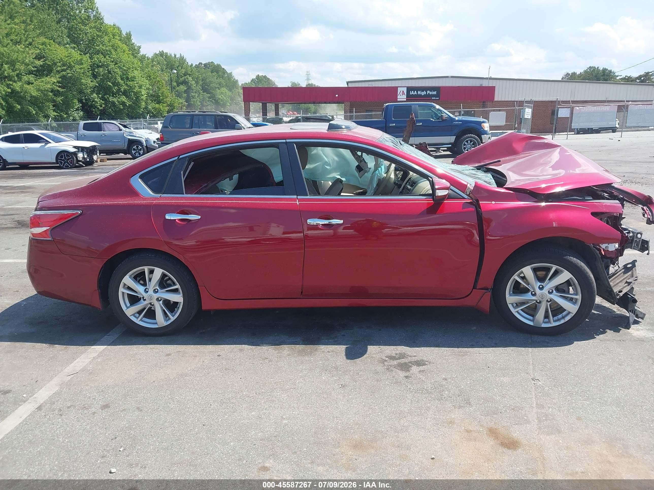 2015 Nissan Altima 2.5 Sl Red vin: 1N4AL3AP2FN404072
