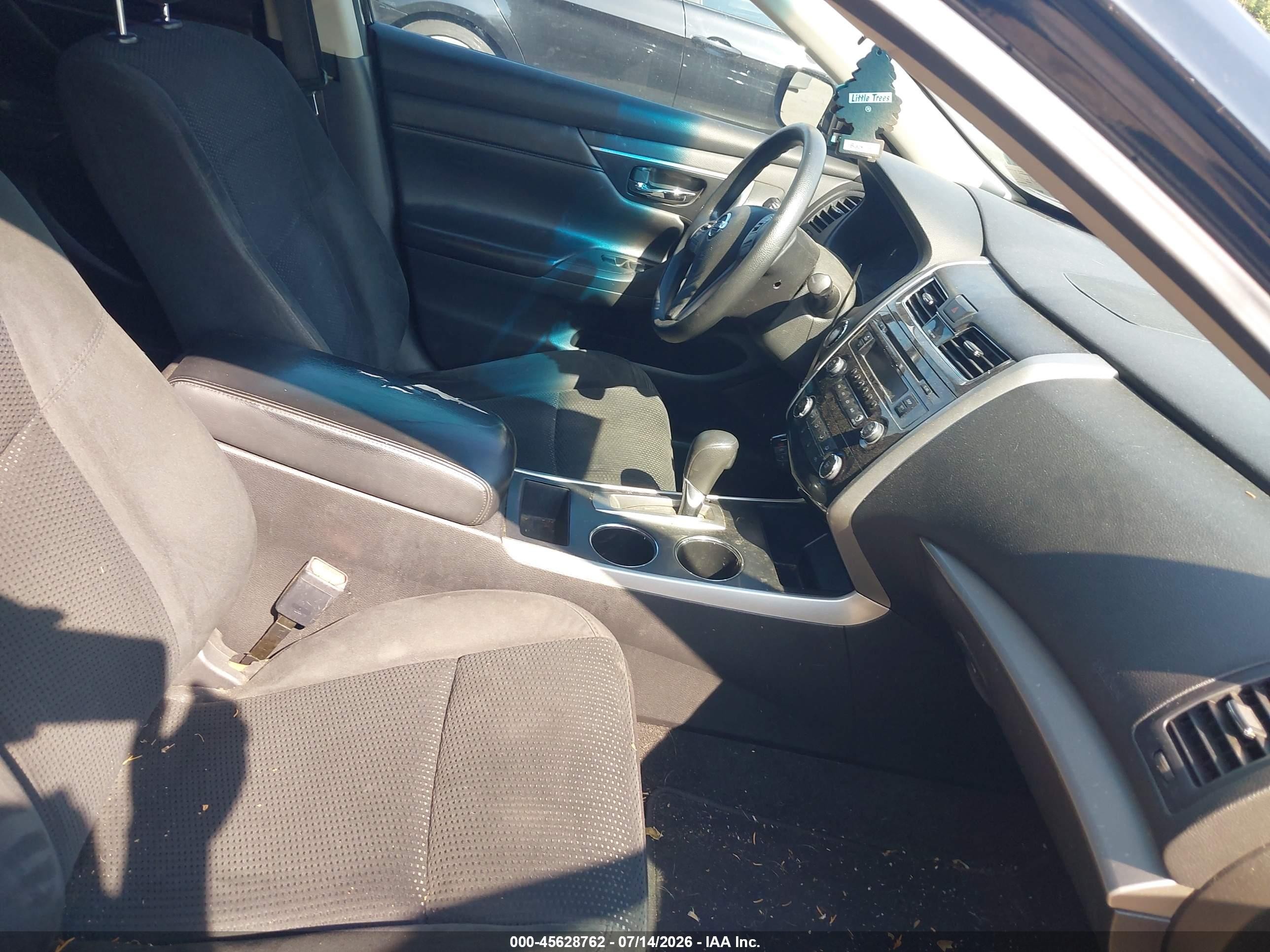 2015 Nissan Altima 2.5 S Black vin: 1N4AL3AP2FN407604