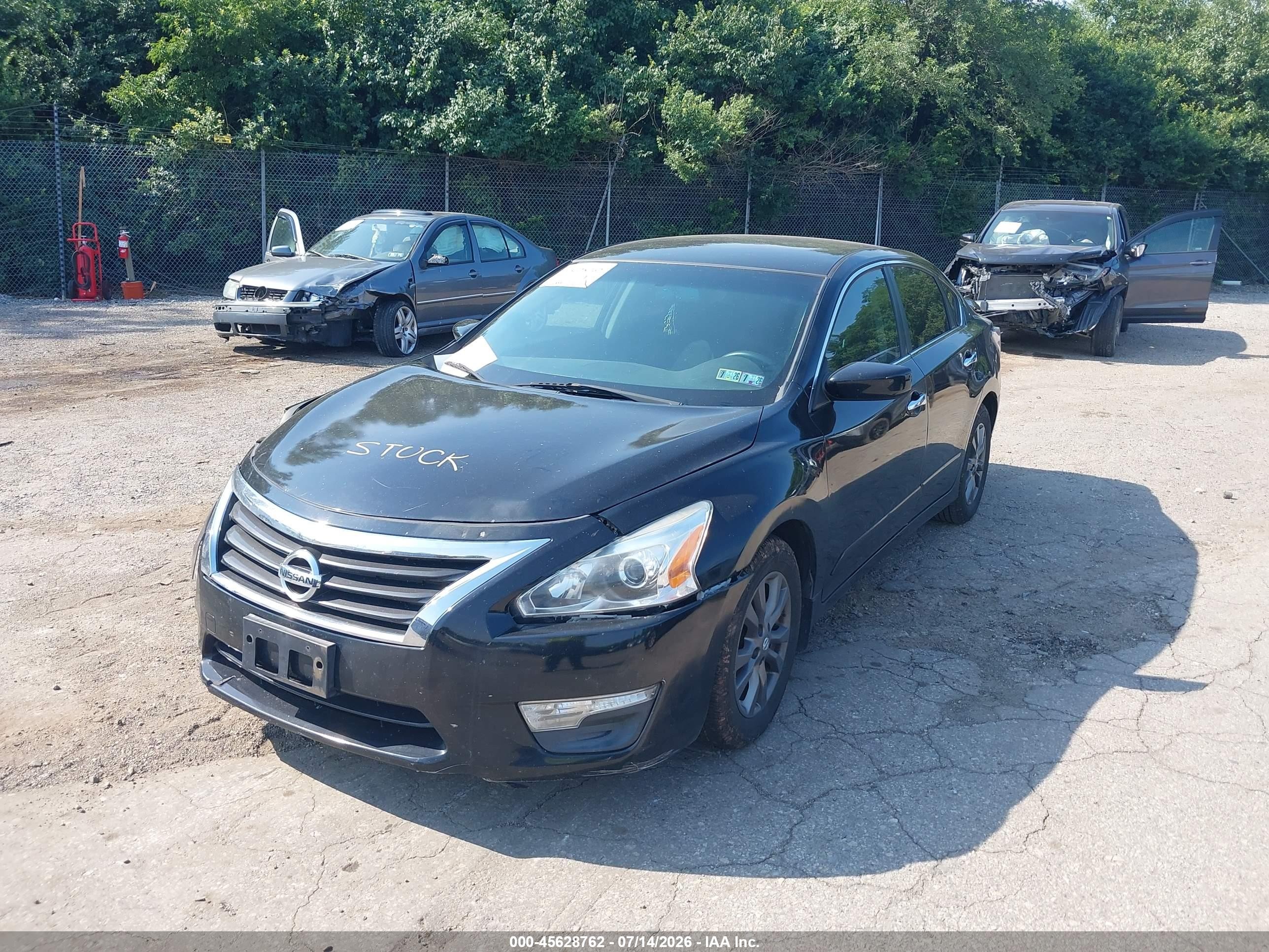 2015 Nissan Altima 2.5 S Black vin: 1N4AL3AP2FN407604