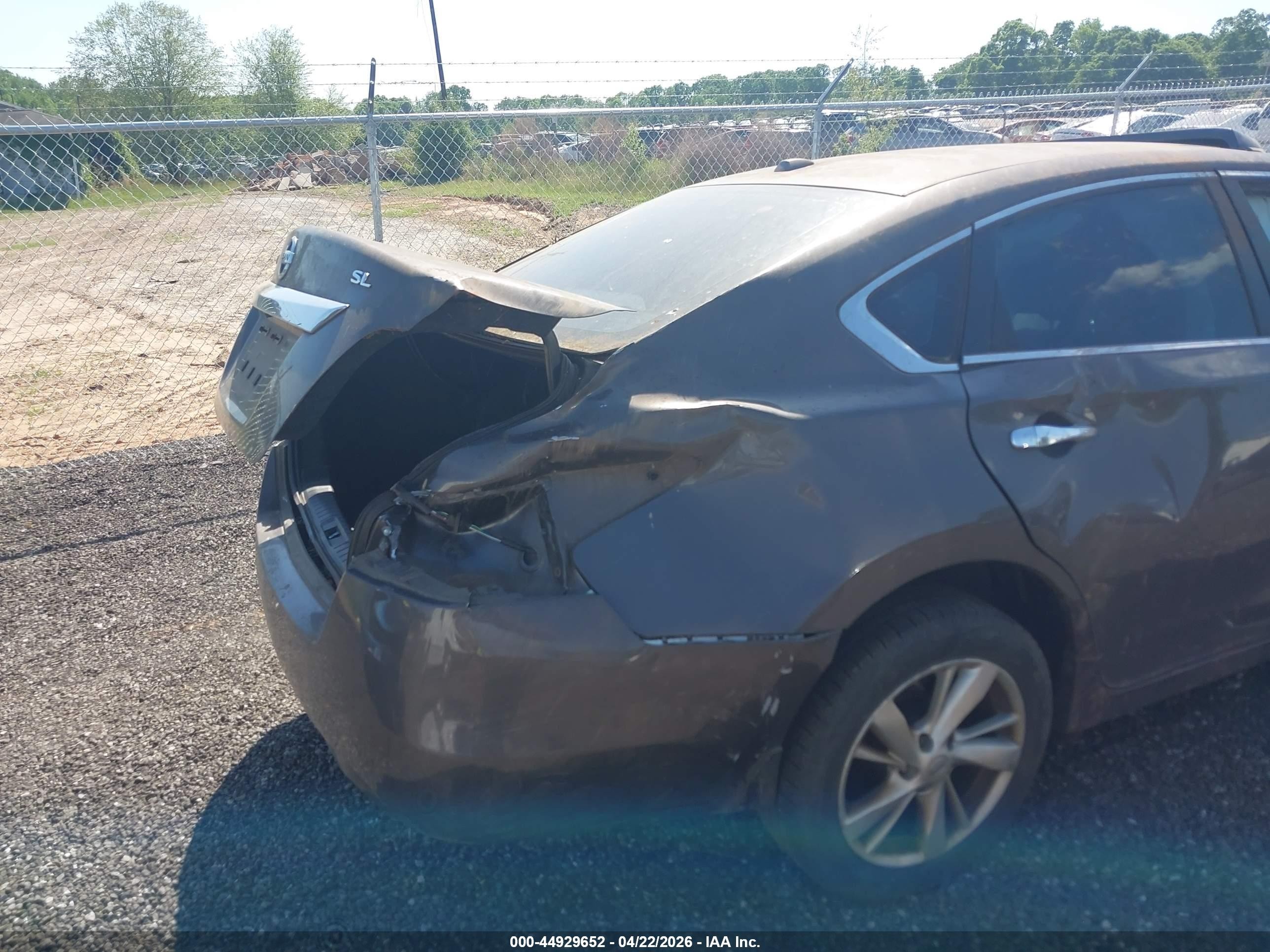 2015 Nissan Altima 2.5 Sl Gray vin: 1N4AL3AP2FN862310
