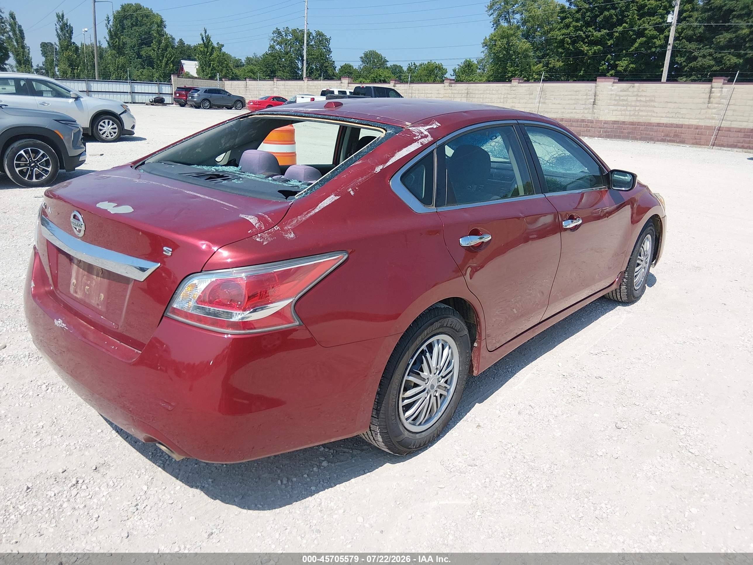 2015 Nissan Altima 2.5/2.5 S/2.5 Sl/2.5 Sv Red vin: 1N4AL3AP2FN865045
