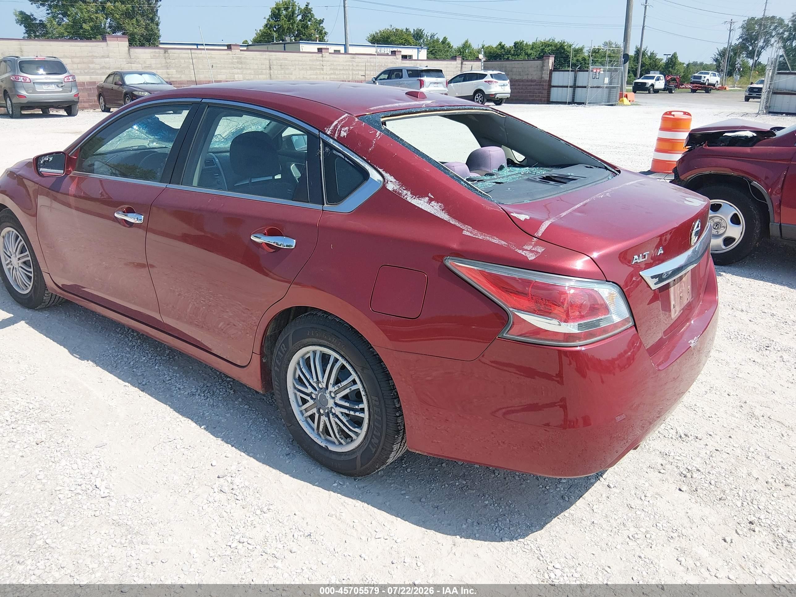 2015 Nissan Altima 2.5/2.5 S/2.5 Sl/2.5 Sv Red vin: 1N4AL3AP2FN865045