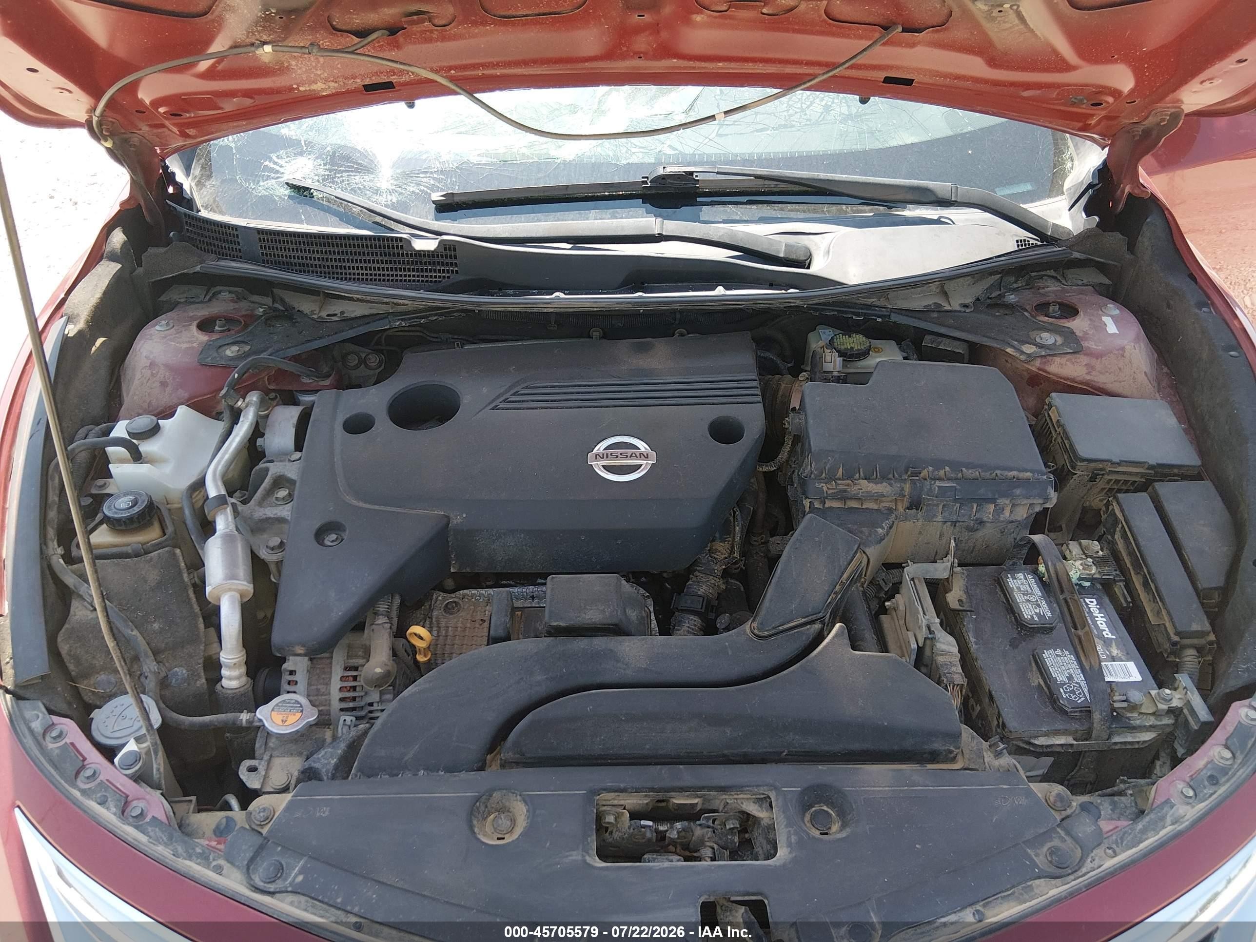 2015 Nissan Altima 2.5/2.5 S/2.5 Sl/2.5 Sv Red vin: 1N4AL3AP2FN865045