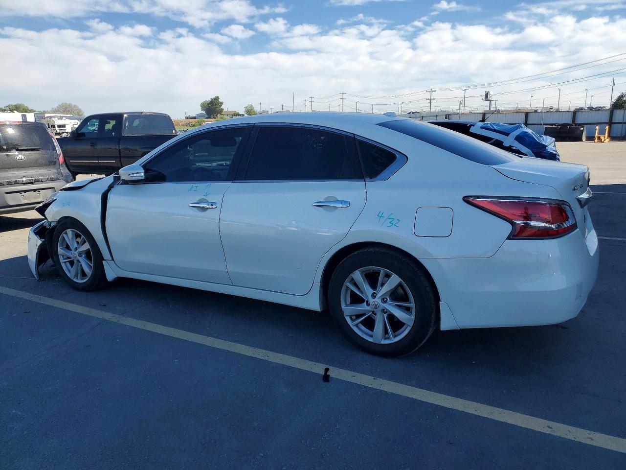 2015 Nissan Altima 2.5 Sl White vin: 1N4AL3AP2FN882086