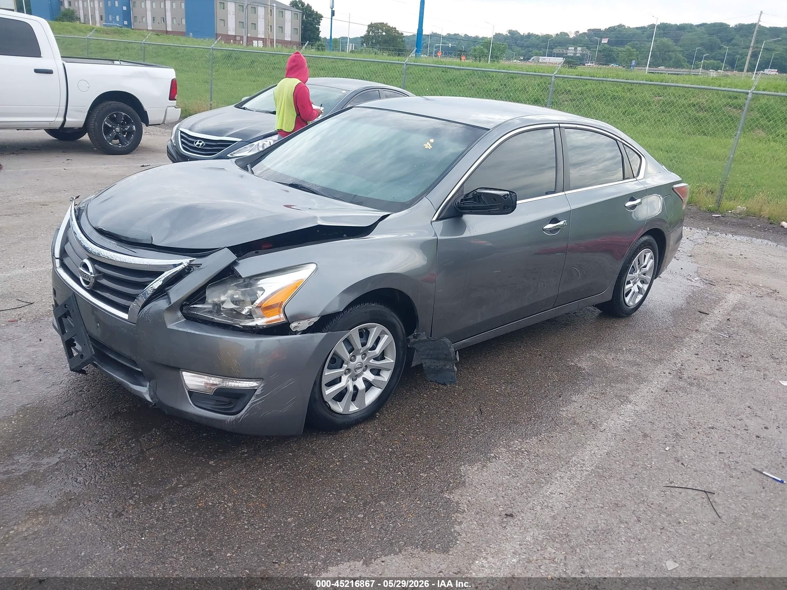 2015 Nissan Altima 2.5 S Gray vin: 1N4AL3AP2FN887224
