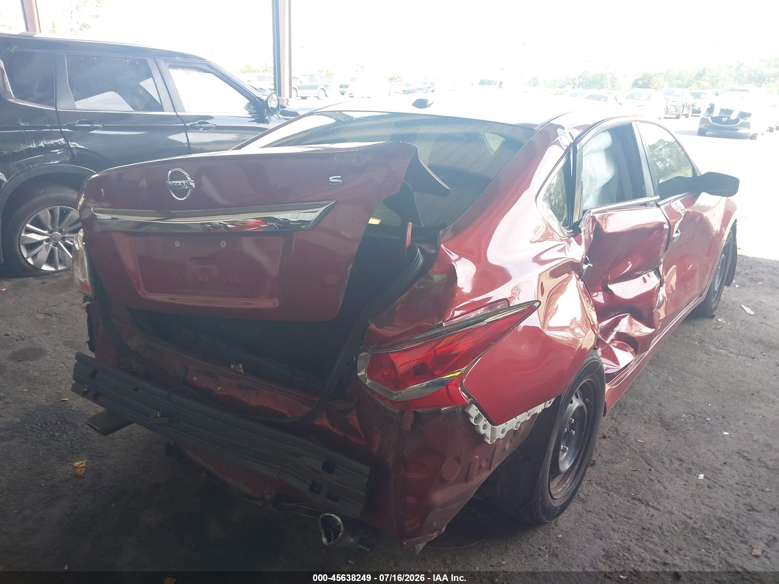 2015 Nissan Altima Red vin: 1N4AL3AP2FN887689