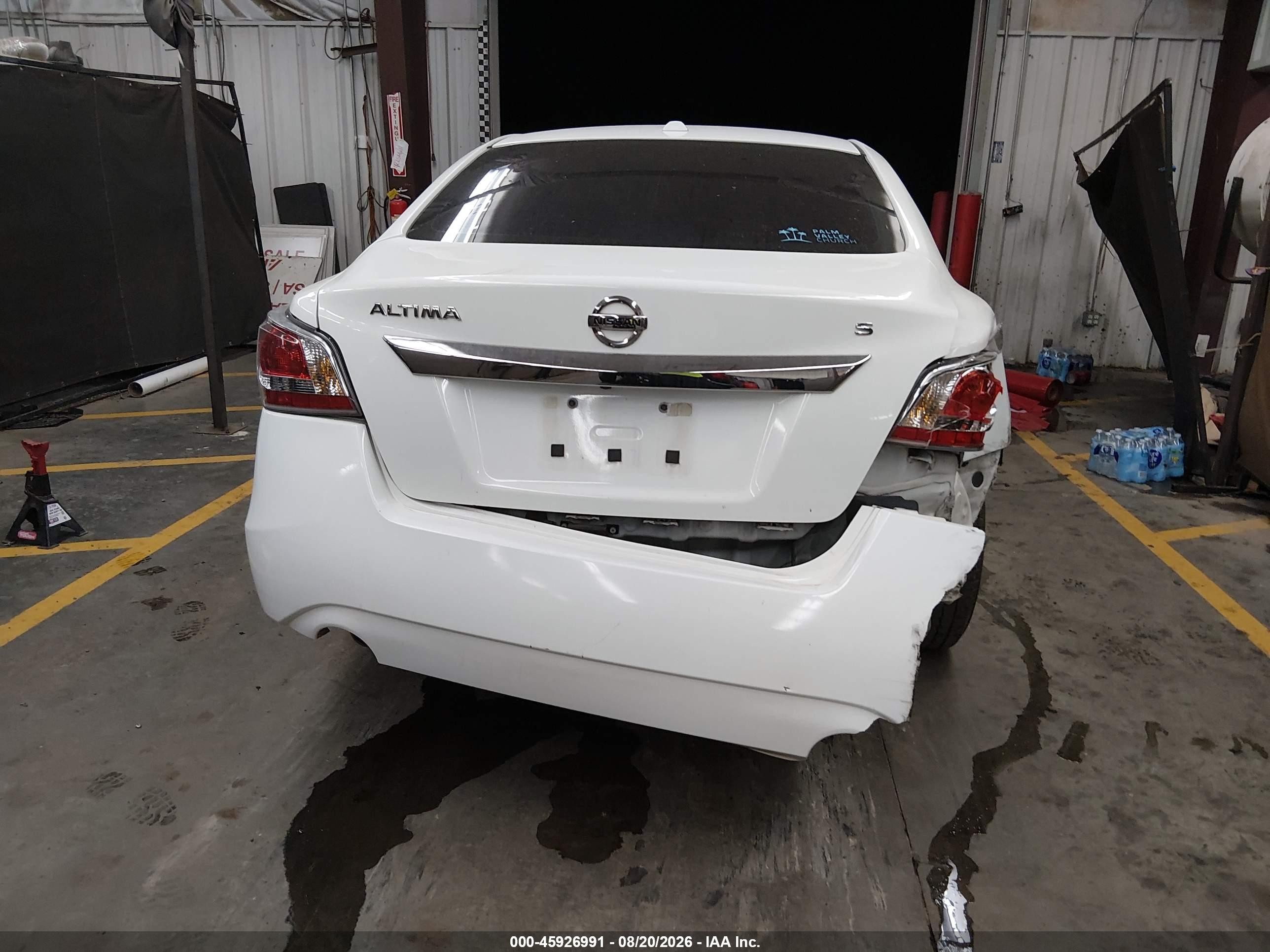 2015 Nissan Altima 2.5/2.5 S/2.5 Sl/2.5 Sv White vin: 1N4AL3AP2FN887935