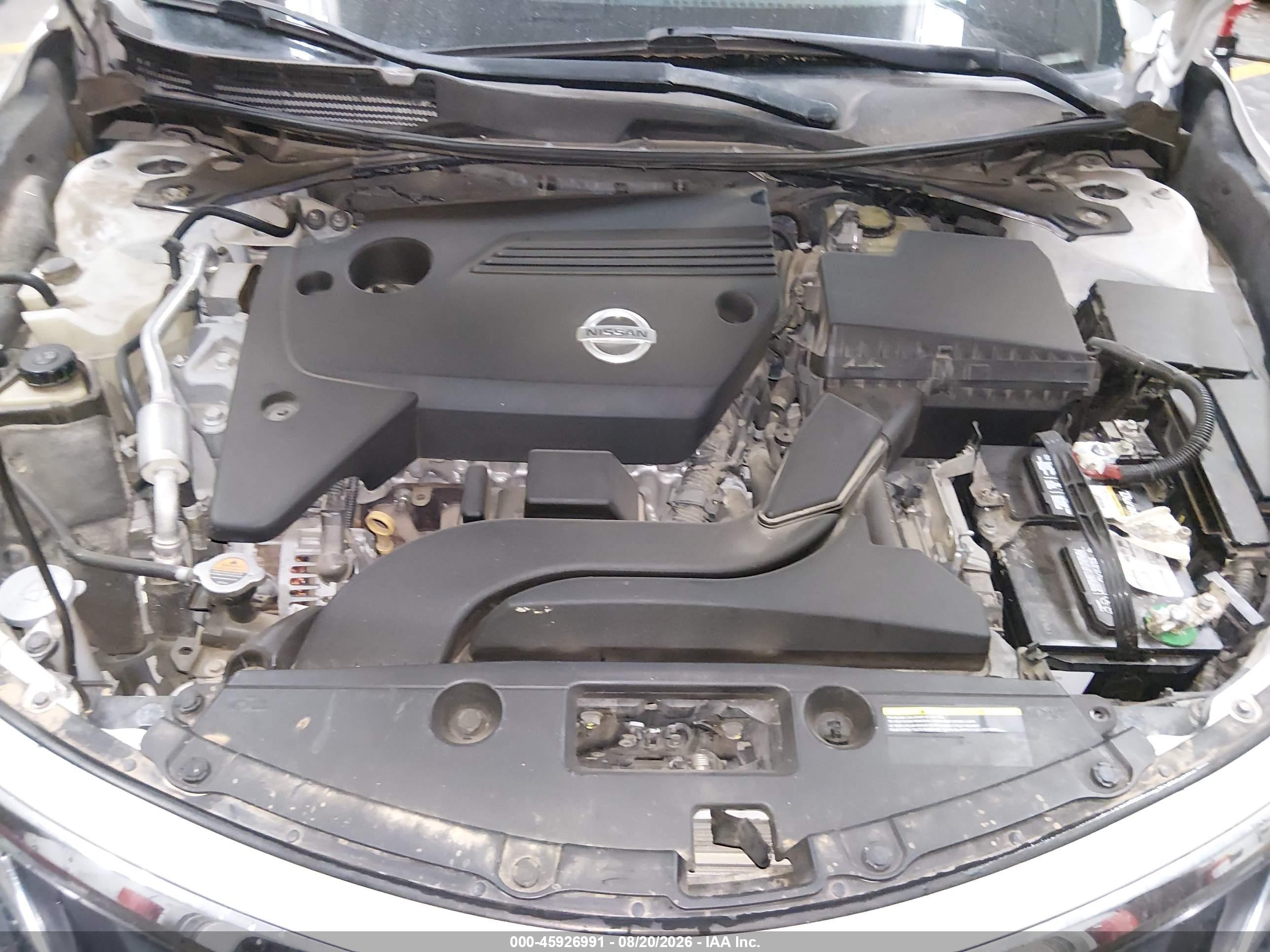 2015 Nissan Altima 2.5/2.5 S/2.5 Sl/2.5 Sv White vin: 1N4AL3AP2FN887935