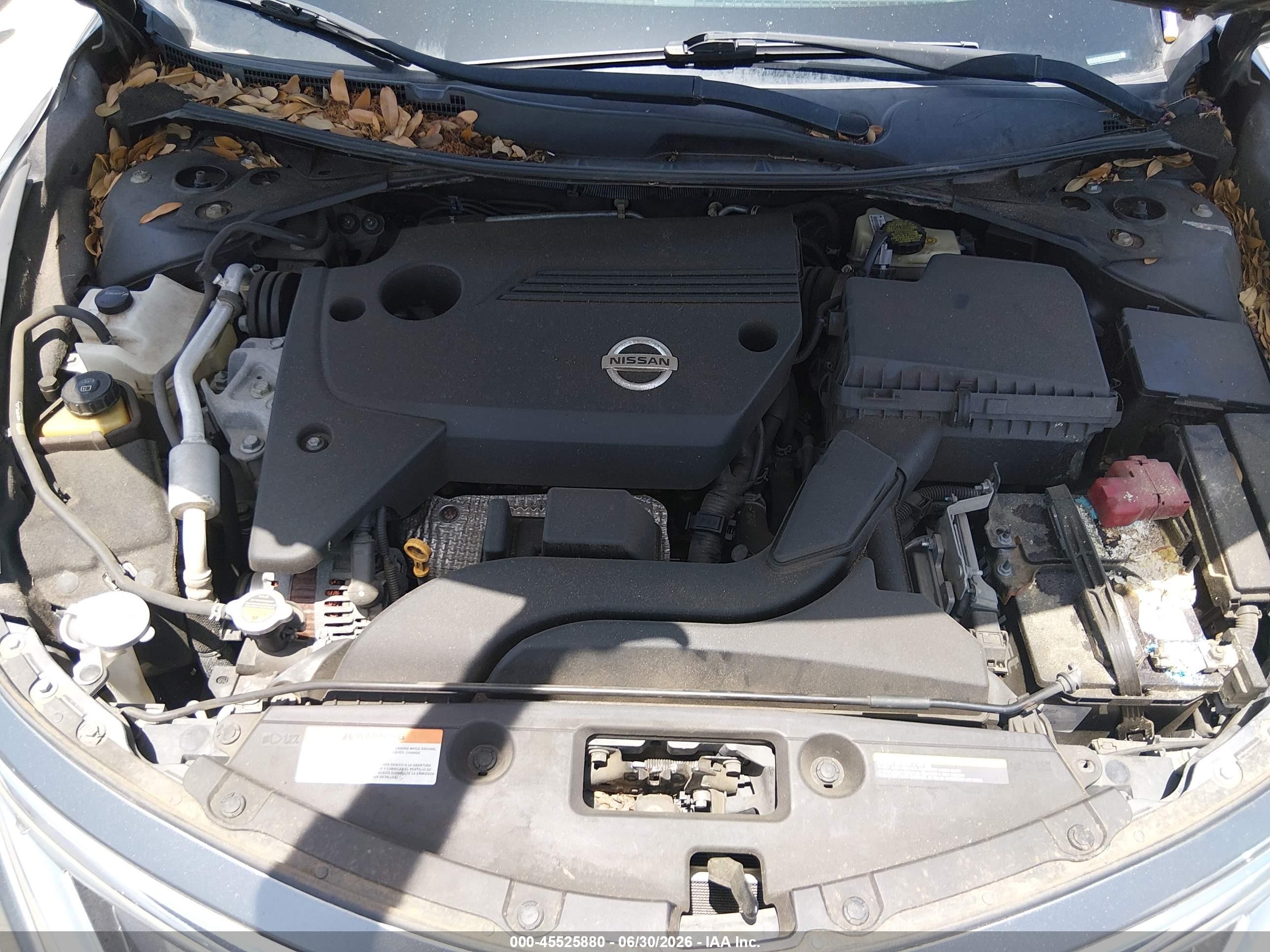 2015 Nissan Altima 2.5 Sl Gray vin: 1N4AL3AP2FN895663