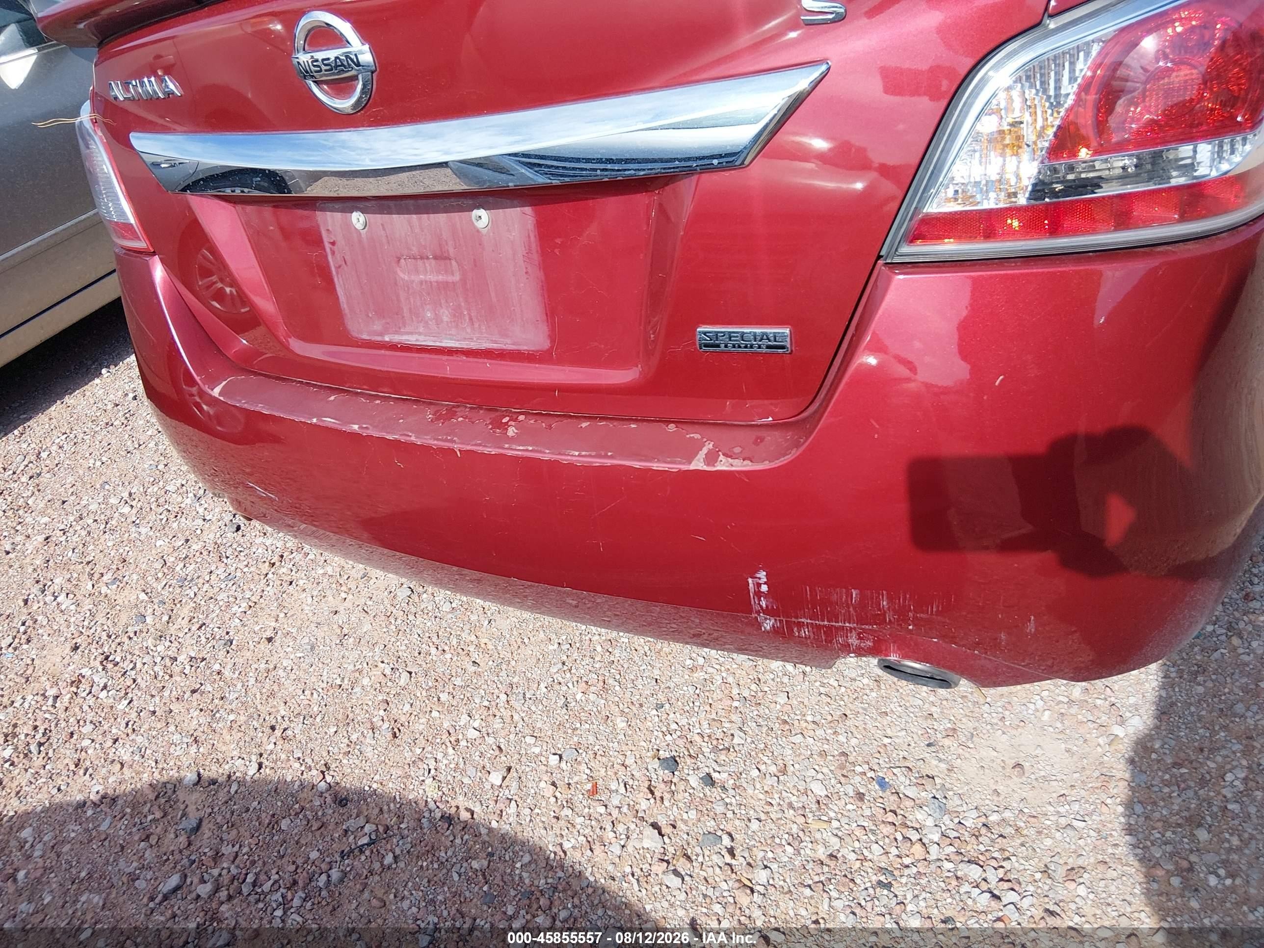 2015 Nissan Altima 2.5 S Red vin: 1N4AL3AP2FN898501