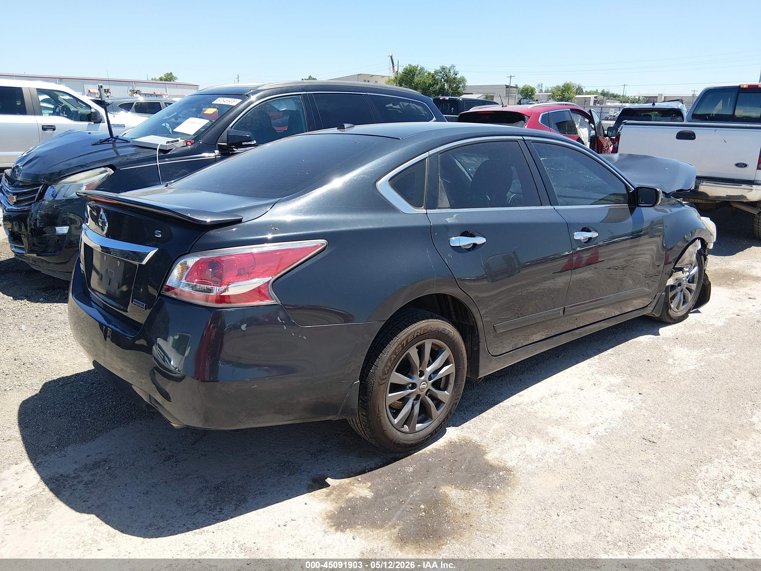 2015 Nissan Altima 2.5 S Black vin: 1N4AL3AP2FN904524