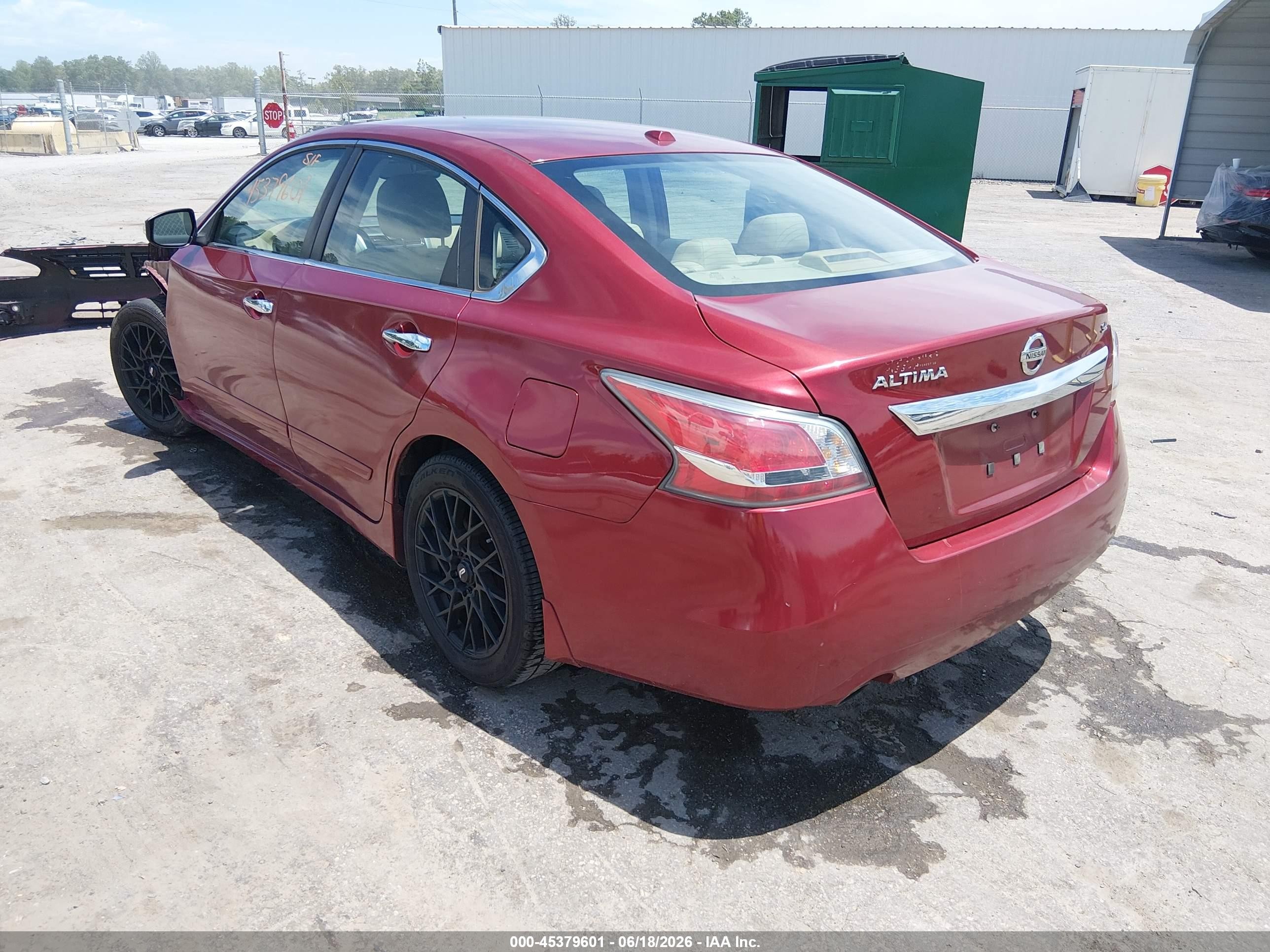 2015 Nissan Altima 2.5 Sl Burgundy vin: 1N4AL3AP2FN907150