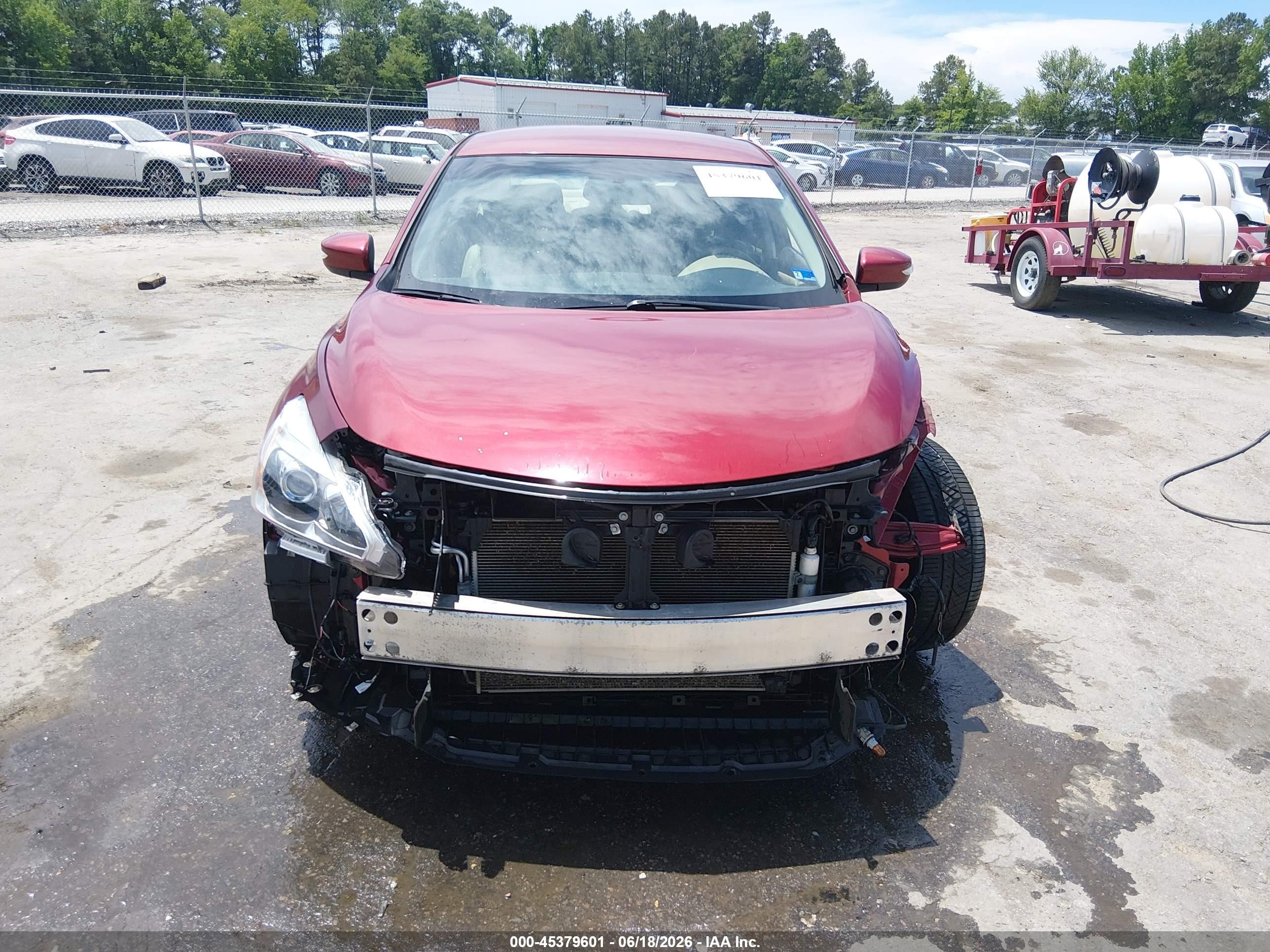 2015 Nissan Altima 2.5 Sl Burgundy vin: 1N4AL3AP2FN907150
