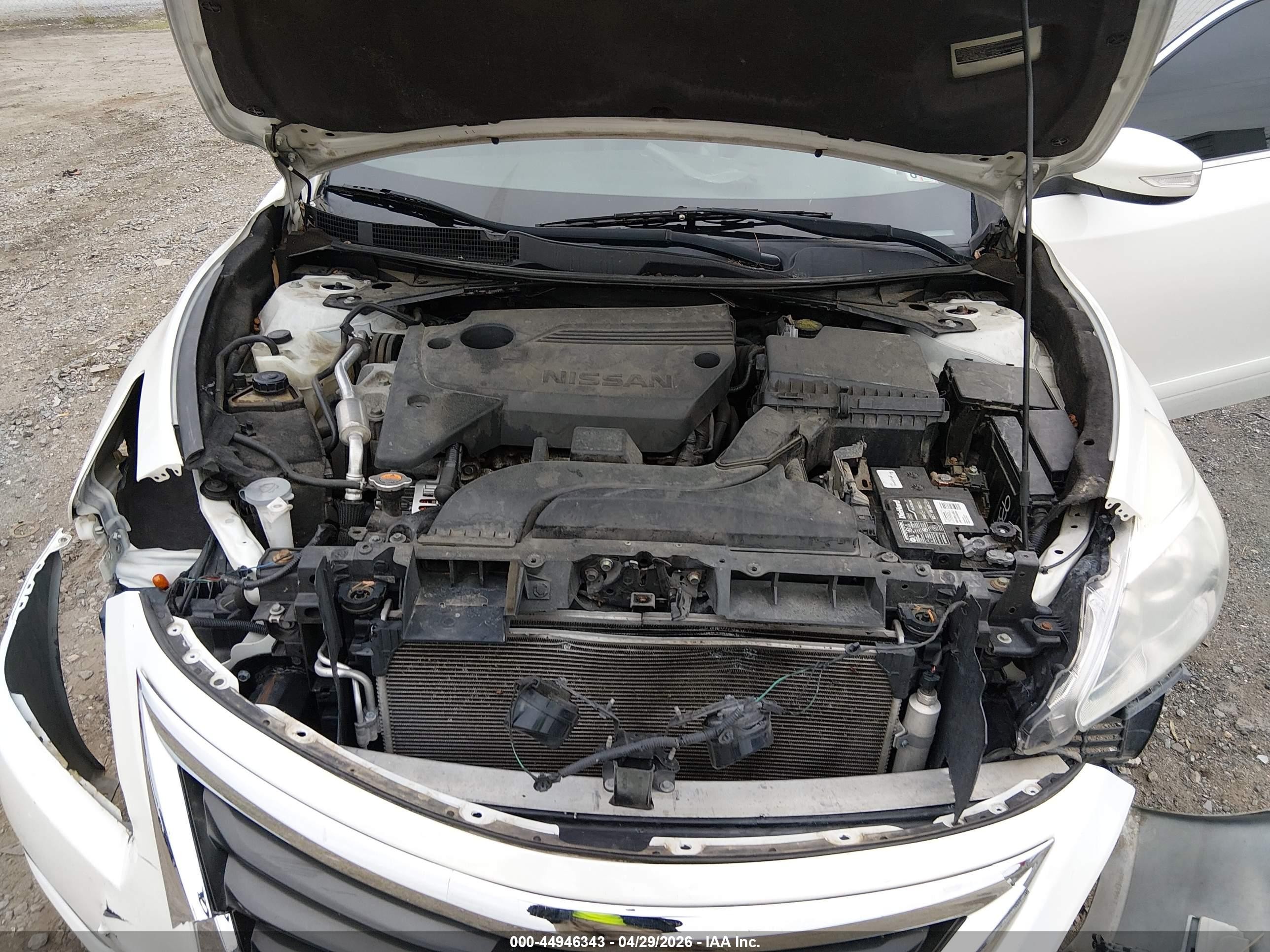 2015 Nissan Altima 2.5 Sl White vin: 1N4AL3AP2FN919850