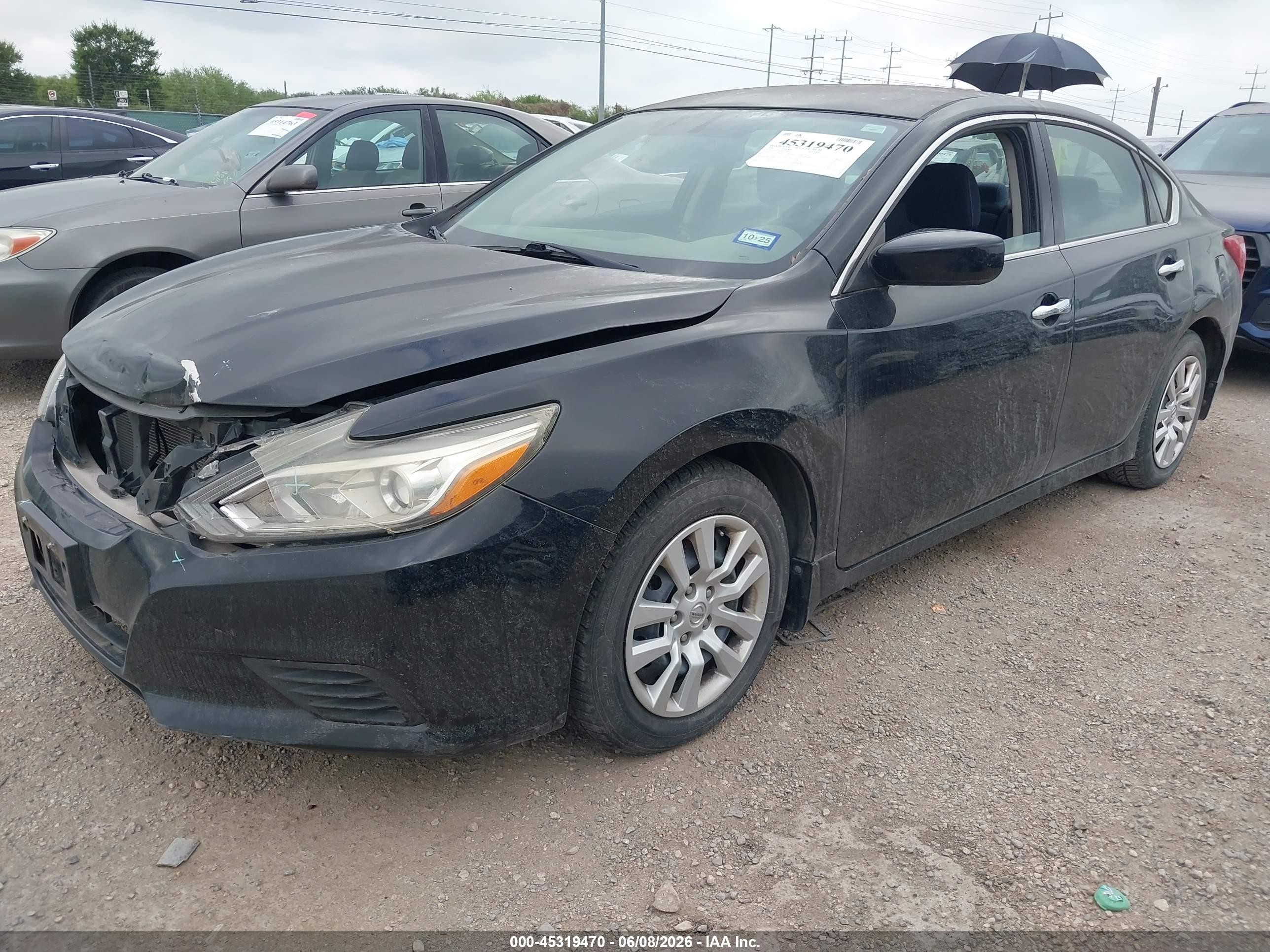 2016 Nissan Altima 2.5 S Black vin: 1N4AL3AP2GC199897