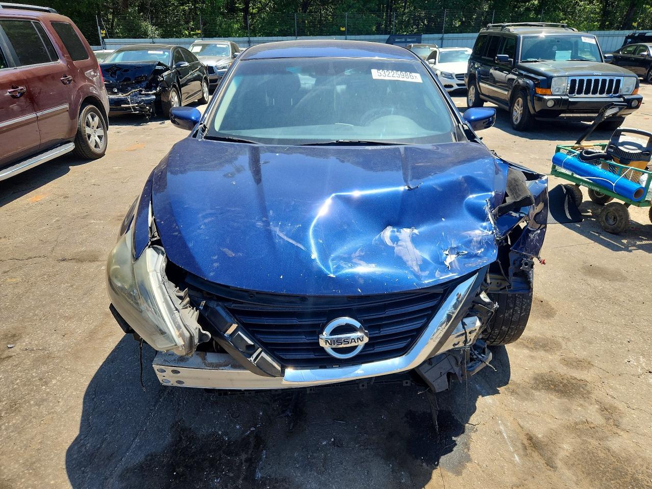 2017 Nissan Altima 2.5 Sr Blue vin: 1N4AL3AP2HC118303