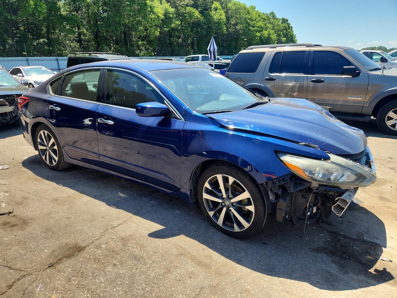 2017 Nissan Altima 2.5 Sr Blue vin: 1N4AL3AP2HC118303