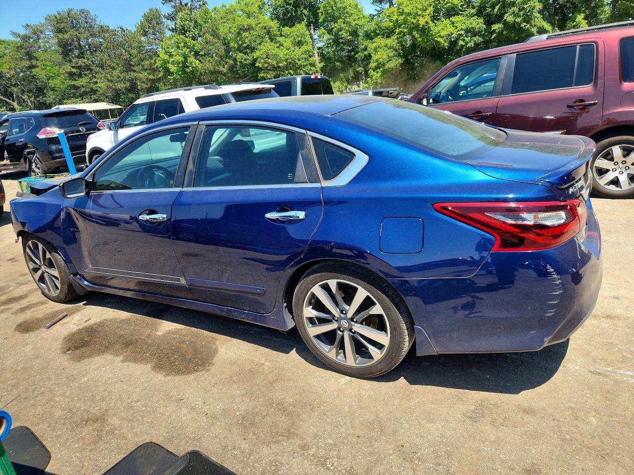 2017 Nissan Altima 2.5 Sr Blue vin: 1N4AL3AP2HC118303