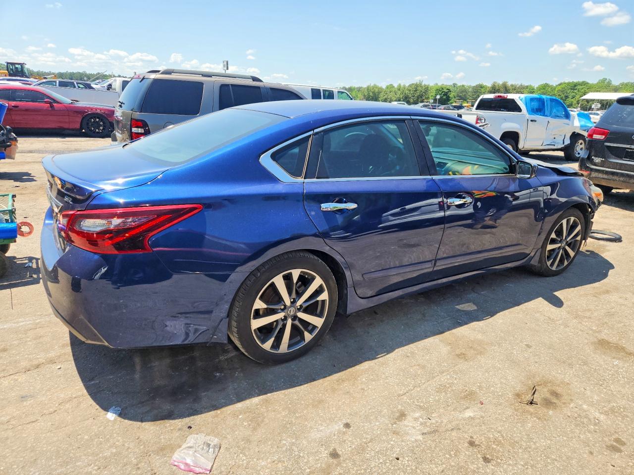 2017 Nissan Altima 2.5 Sr Blue vin: 1N4AL3AP2HC118303