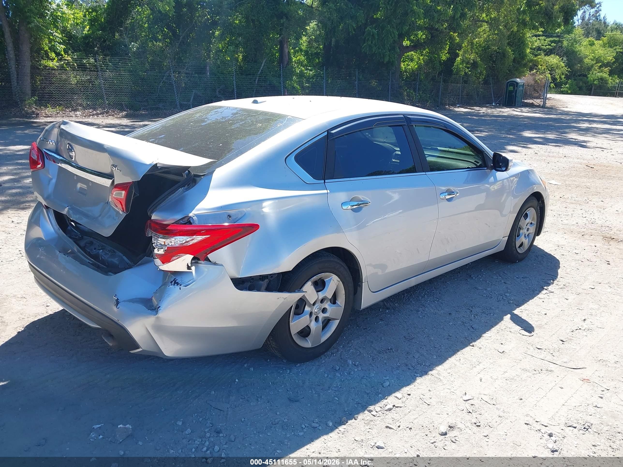 2017 Nissan Altima 2.5 Sl Серебряный vin: 1N4AL3AP2HC187265