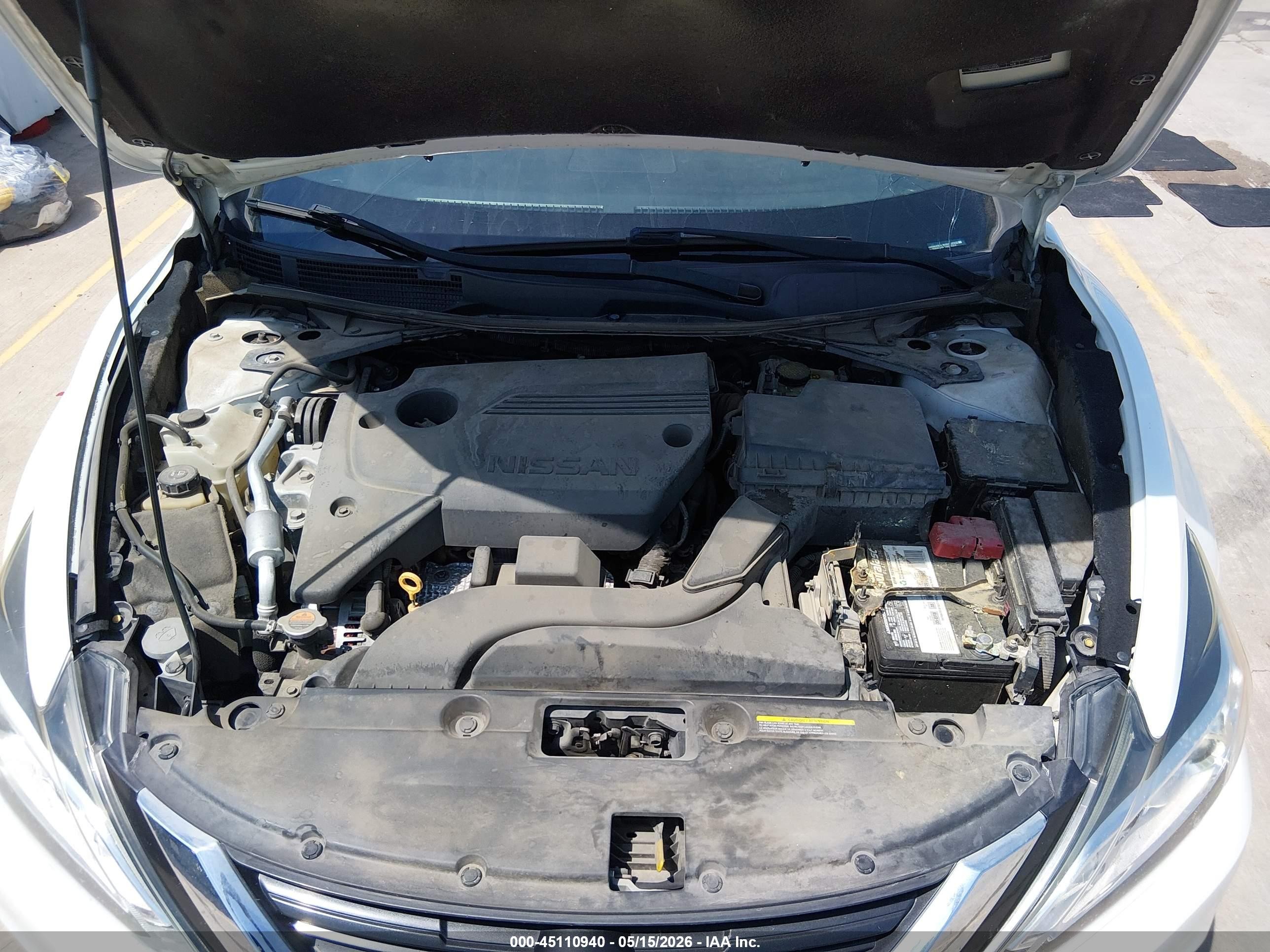 2017 Nissan Altima 2.5 S White vin: 1N4AL3AP2HN339405