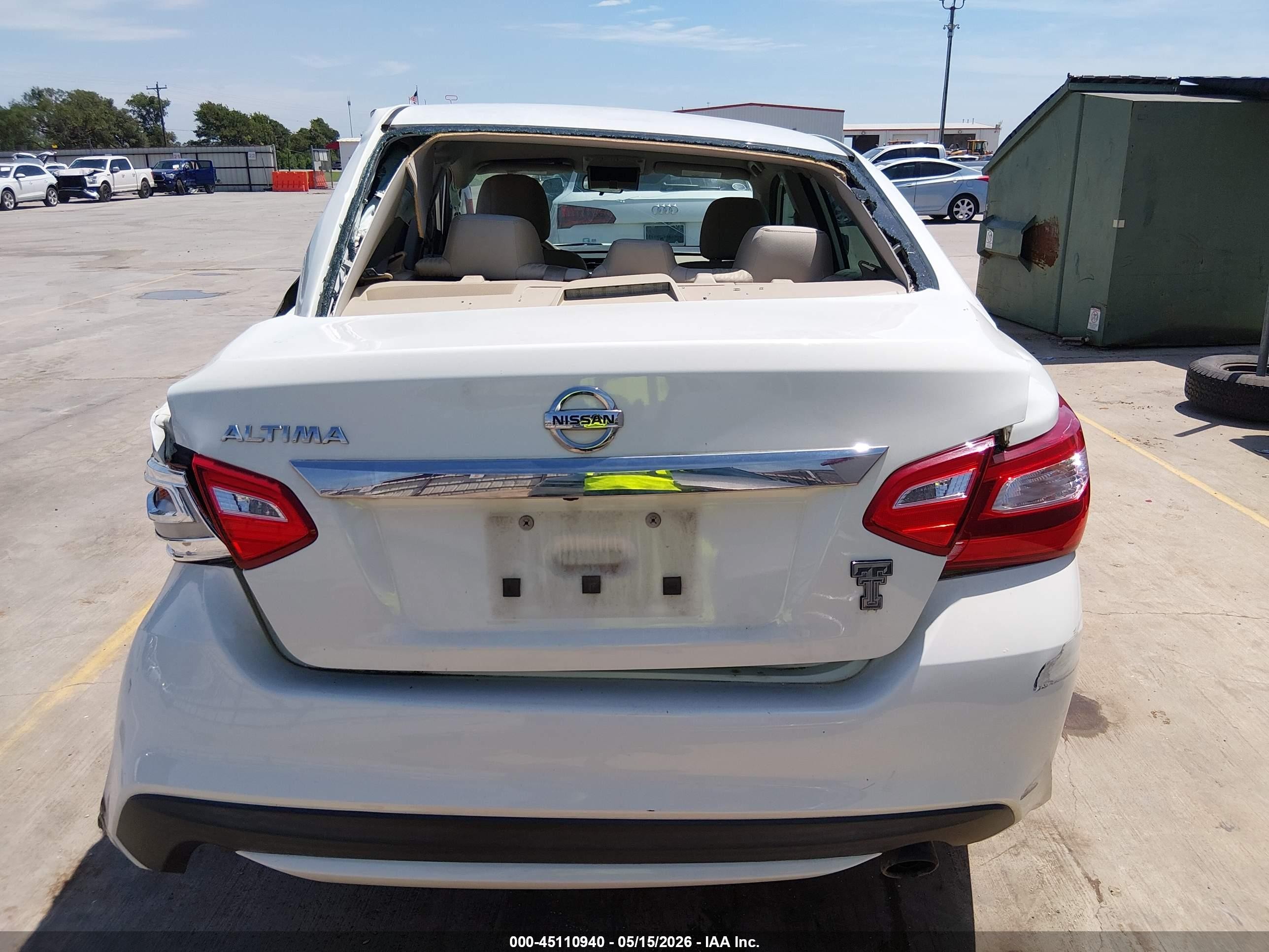 2017 Nissan Altima 2.5 S White vin: 1N4AL3AP2HN339405