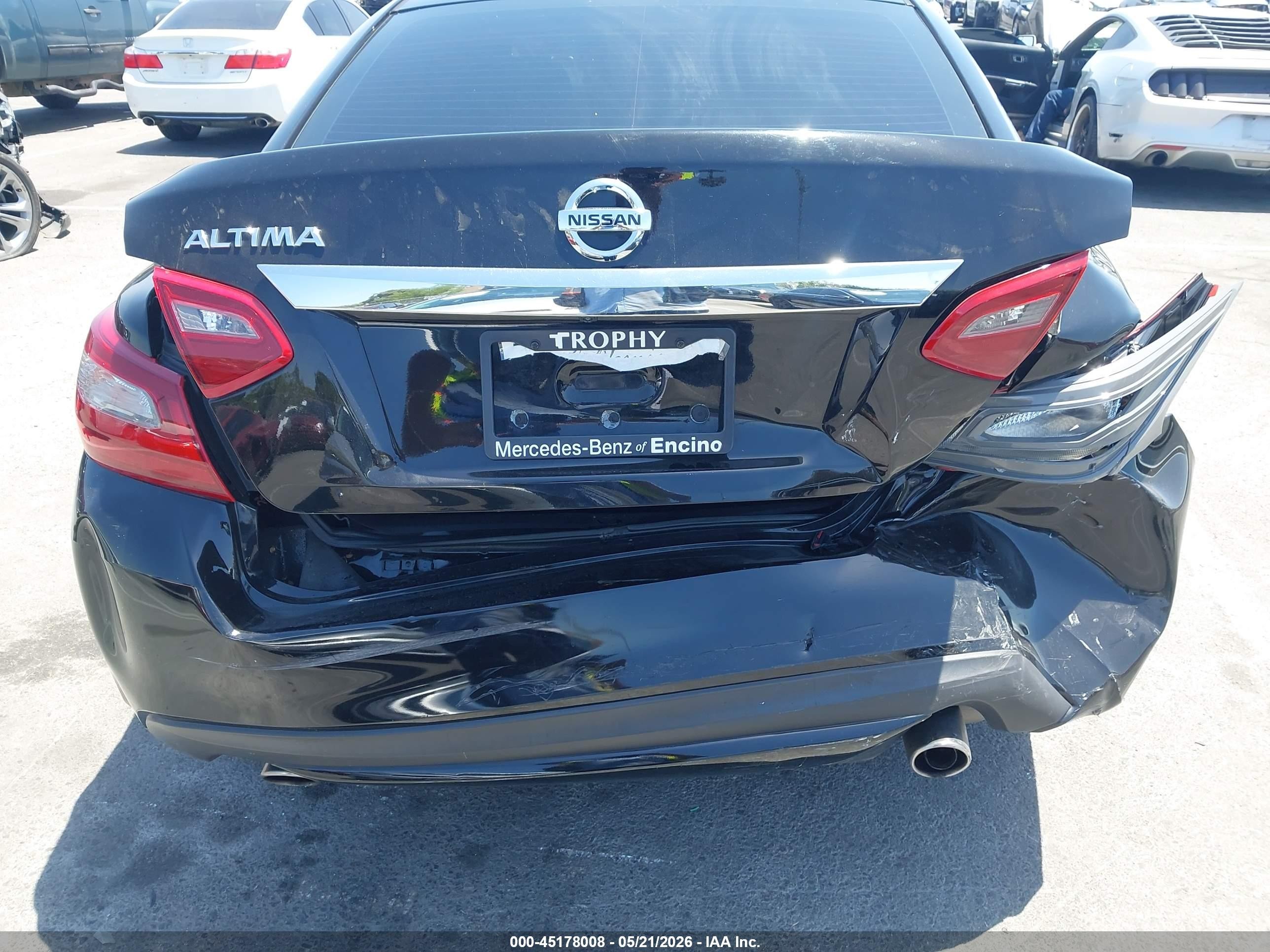 2018 Nissan Altima 2.5 S Black vin: 1N4AL3AP2JC153011
