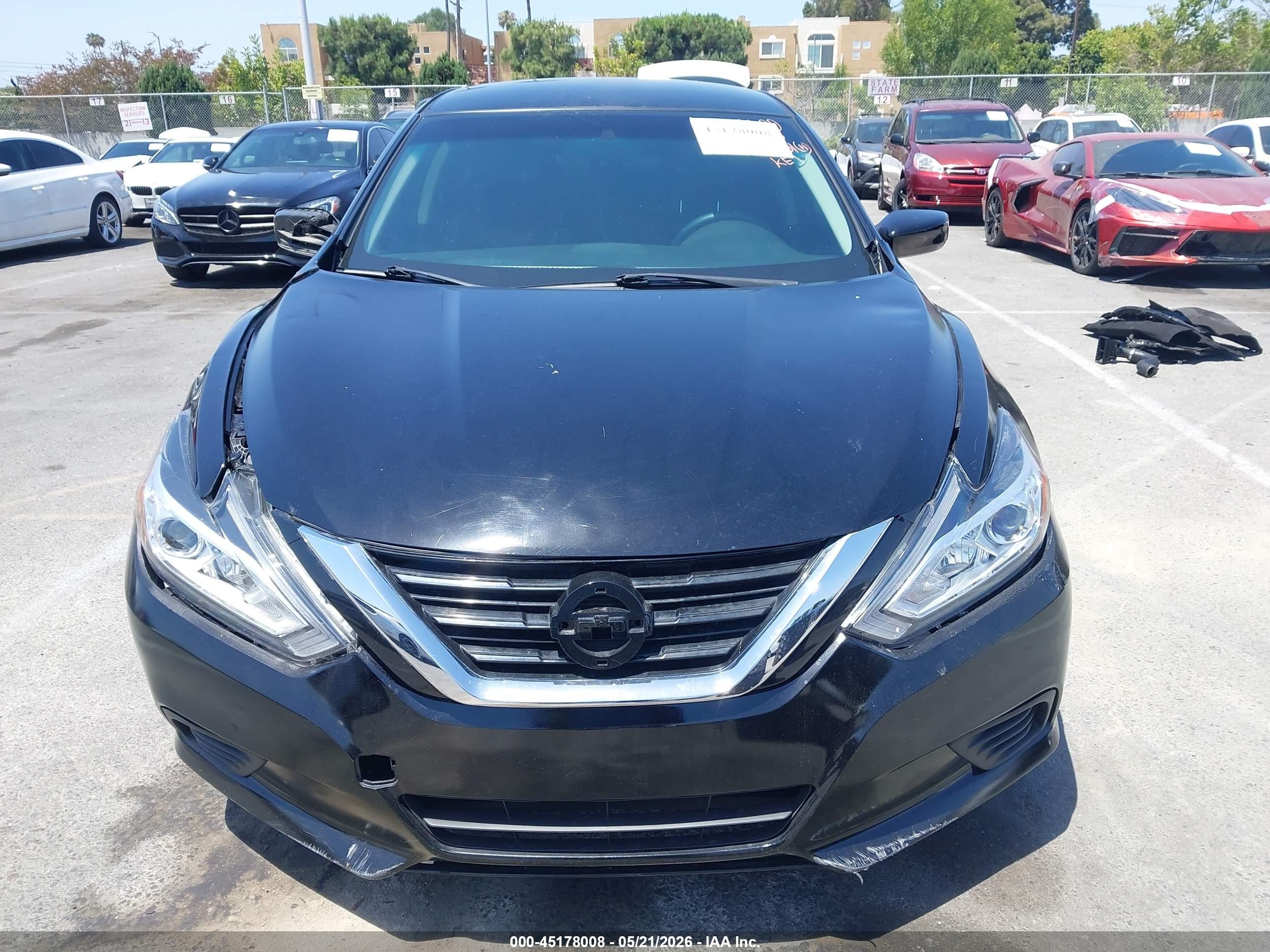 2018 Nissan Altima 2.5 S Black vin: 1N4AL3AP2JC153011
